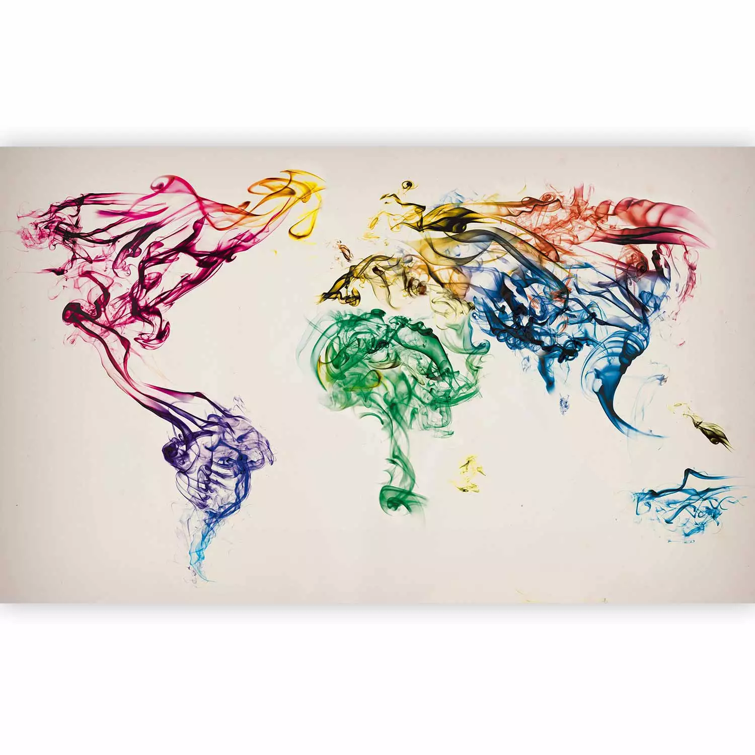 Wall Mural Modern world map