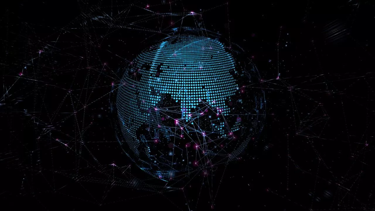 4K UHD Free Video Background HUD Sci Fi