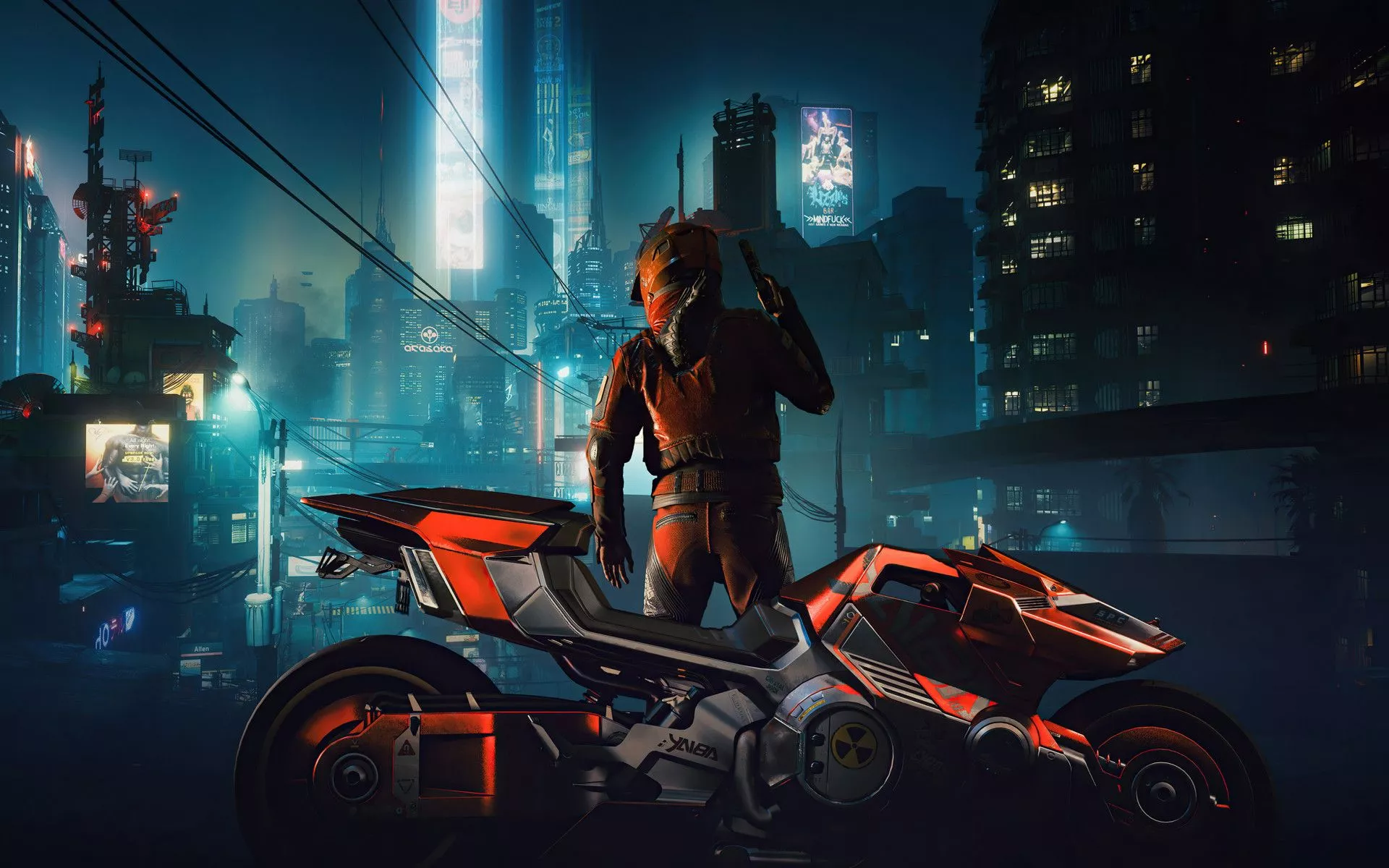 Download wallpaper: Cyberpunk 2077 city