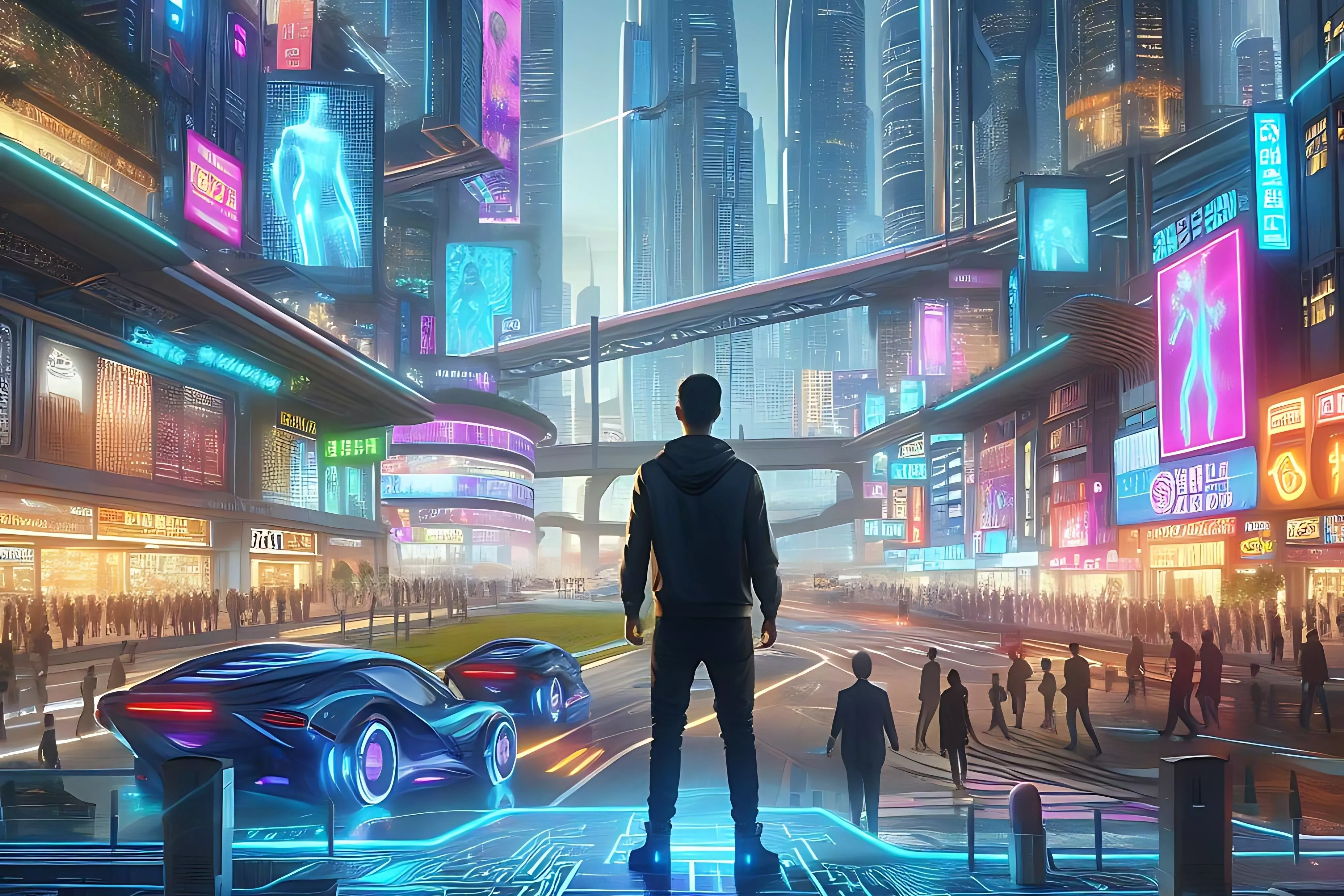 Cyberpunk City Wallpaper