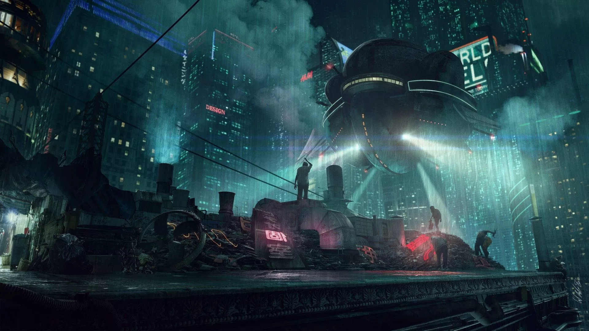 Cyberpunk City Wallpaper