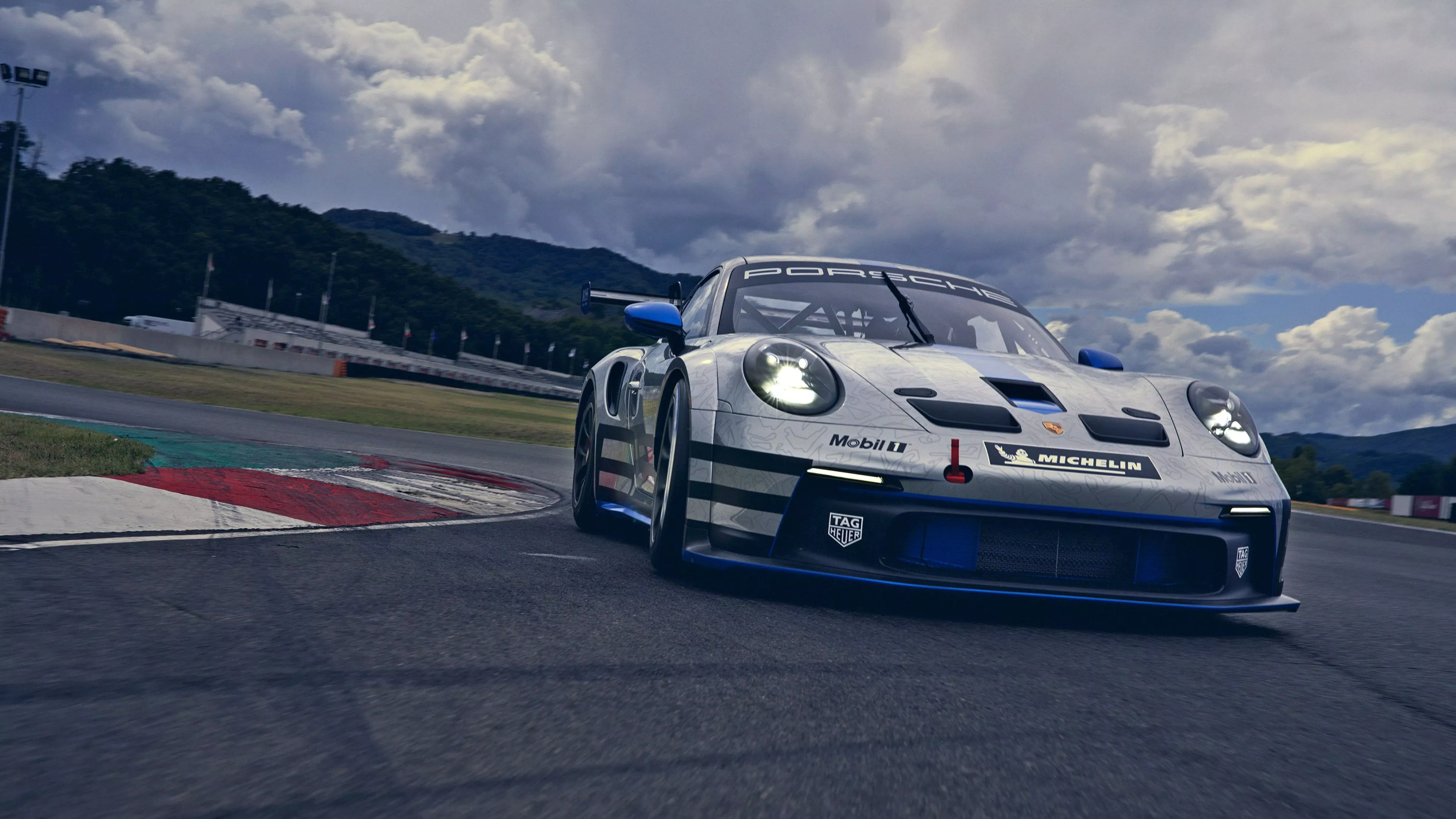 Download Silver Car Car Porsche Porsche