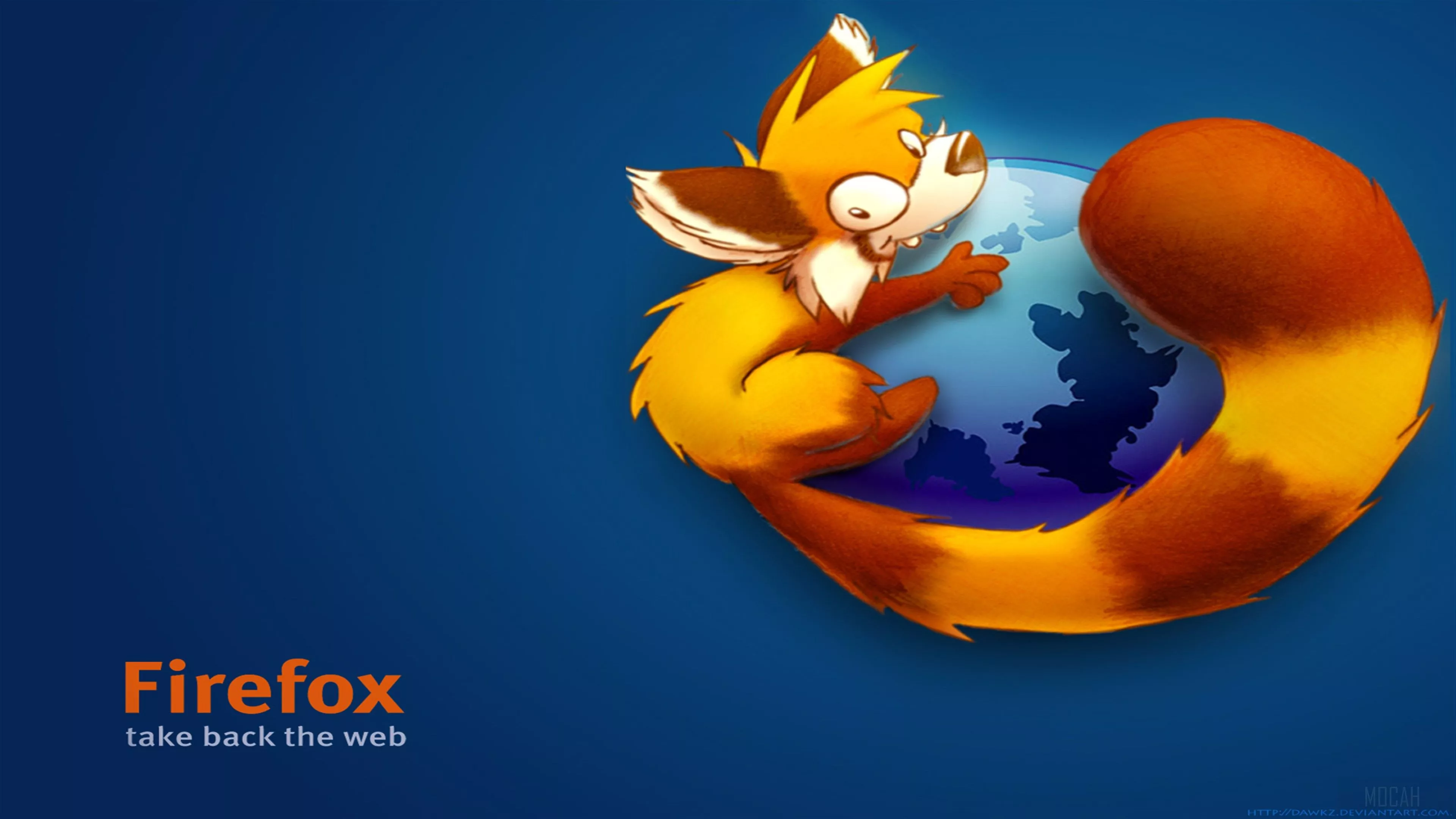 Firefox Take Back Web 4k, HD Wallpaper