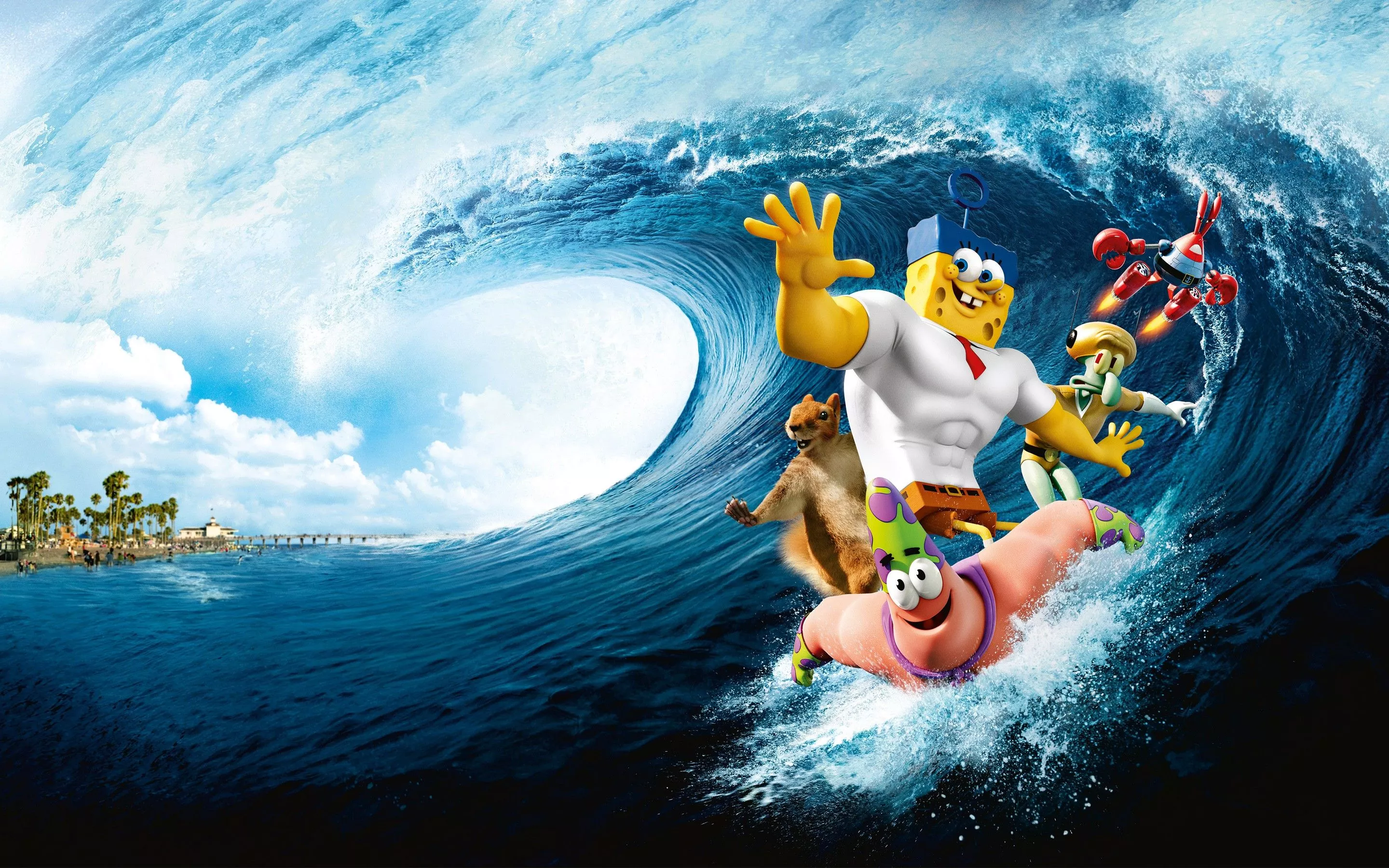 The Spongebob Movie Wallpaper, HD Movies