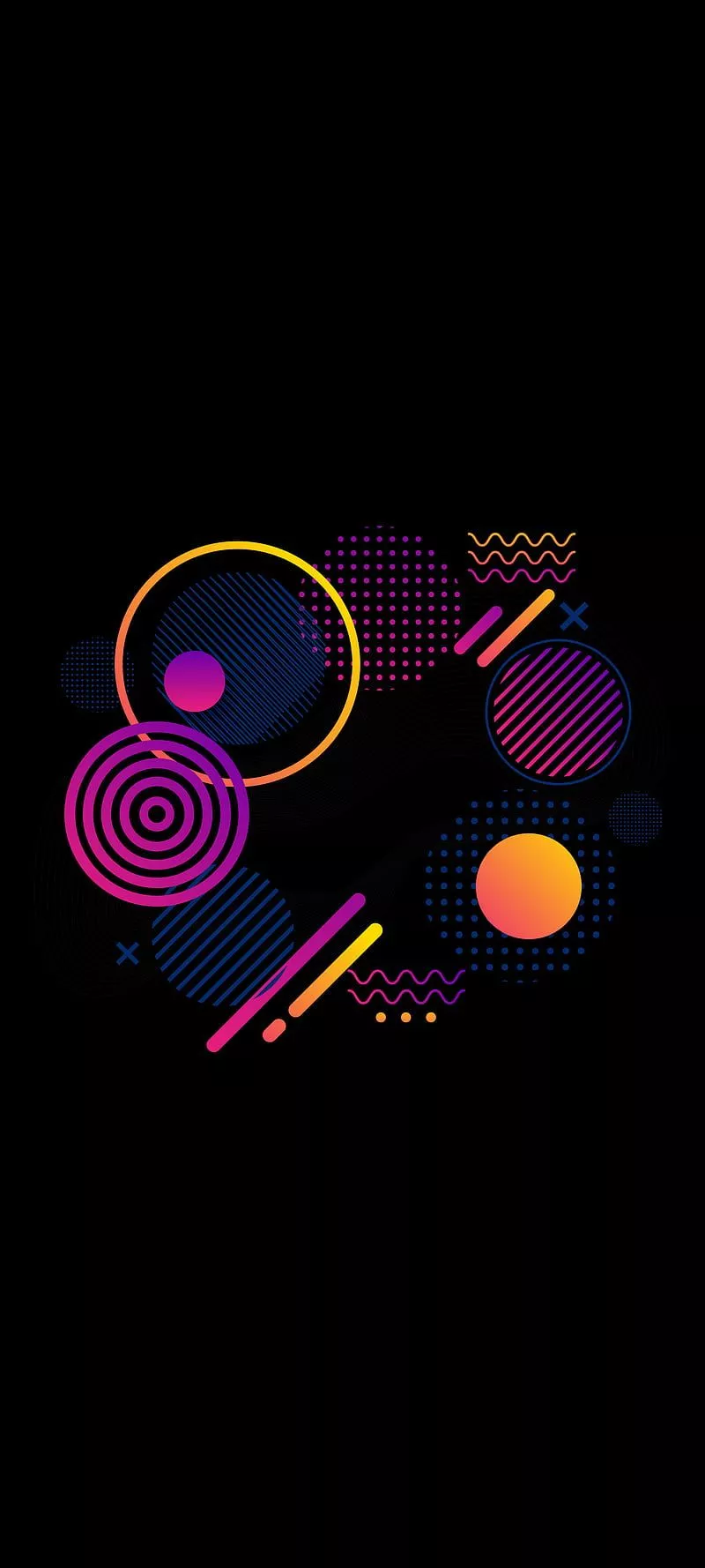 Black Koma, abstract, amoled, black