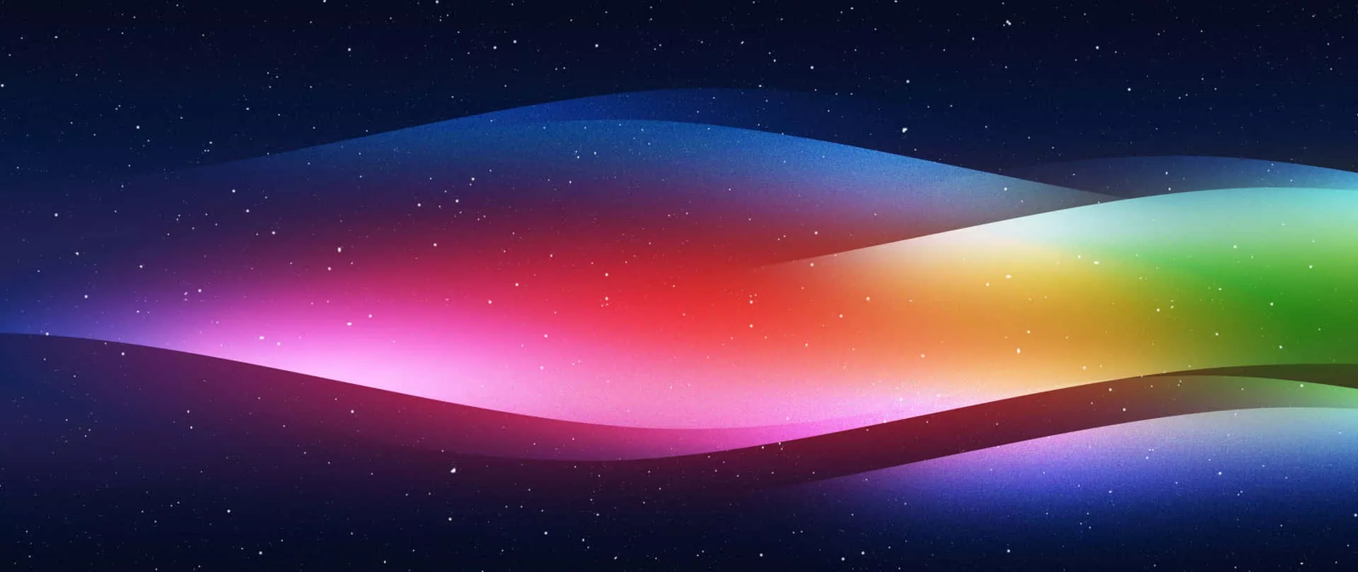 Rainbow Wave Wallpaper