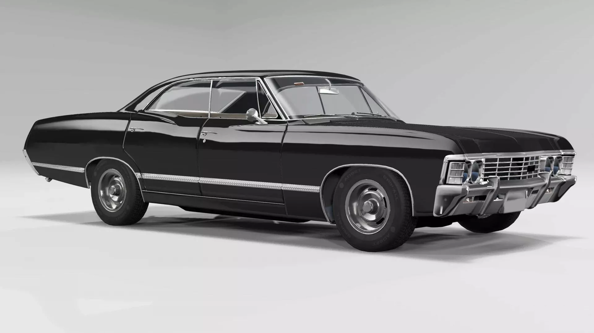 Download Caption: Vintage Excellence Chevrolet Impala Wallpaper