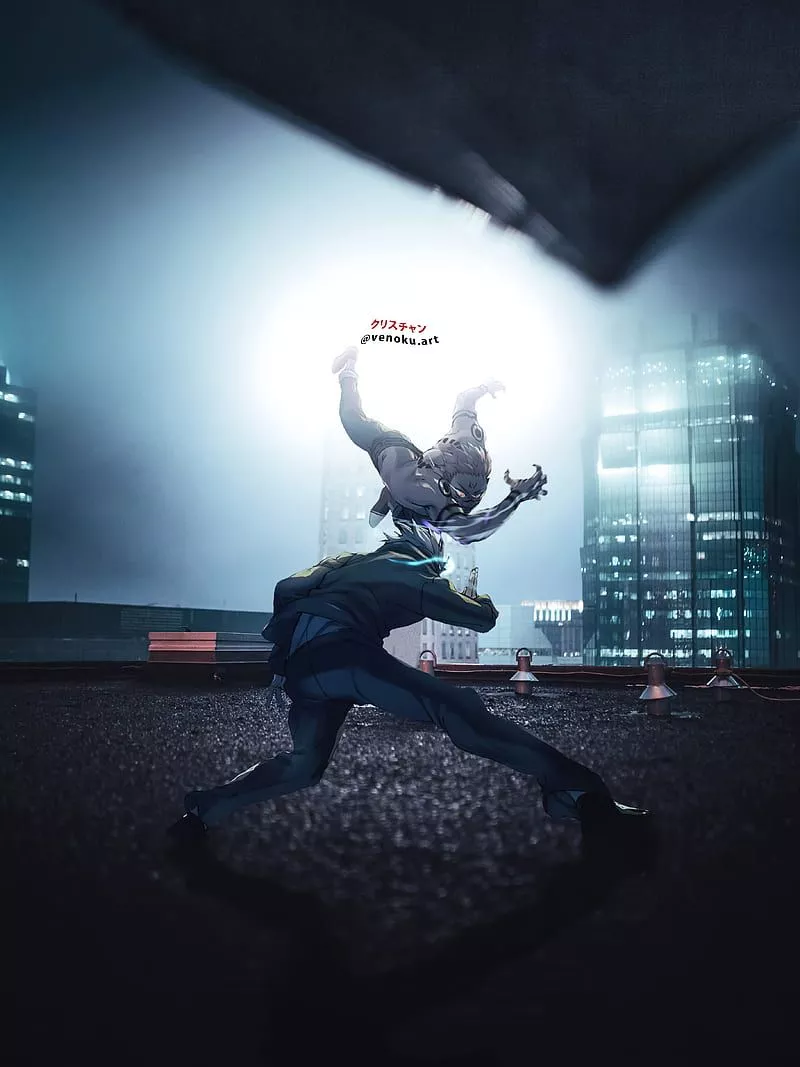 Gojo vs sukuna, anime, gojo satoru