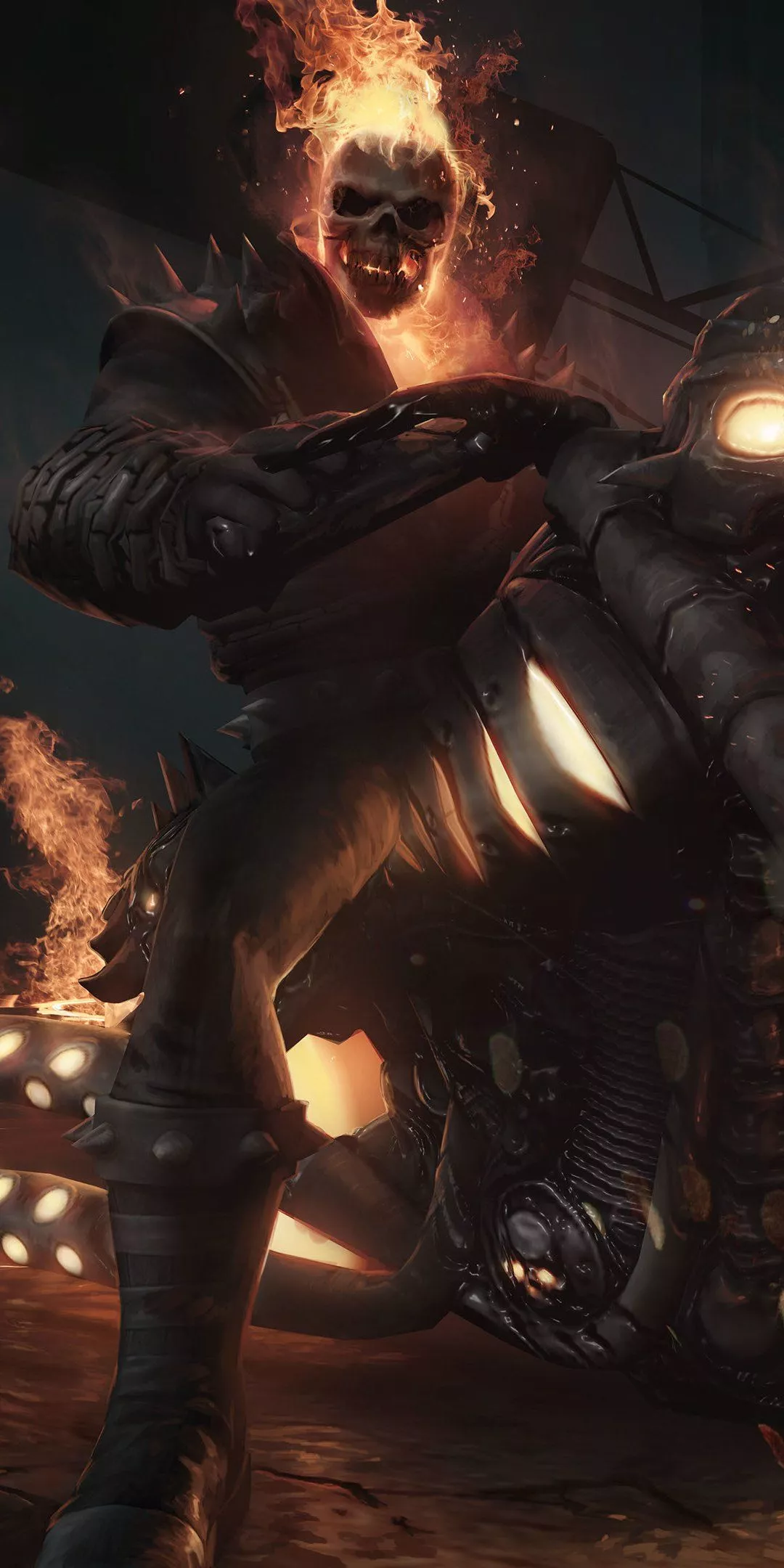 Download Comic Ghost Rider Phone Wallpaper