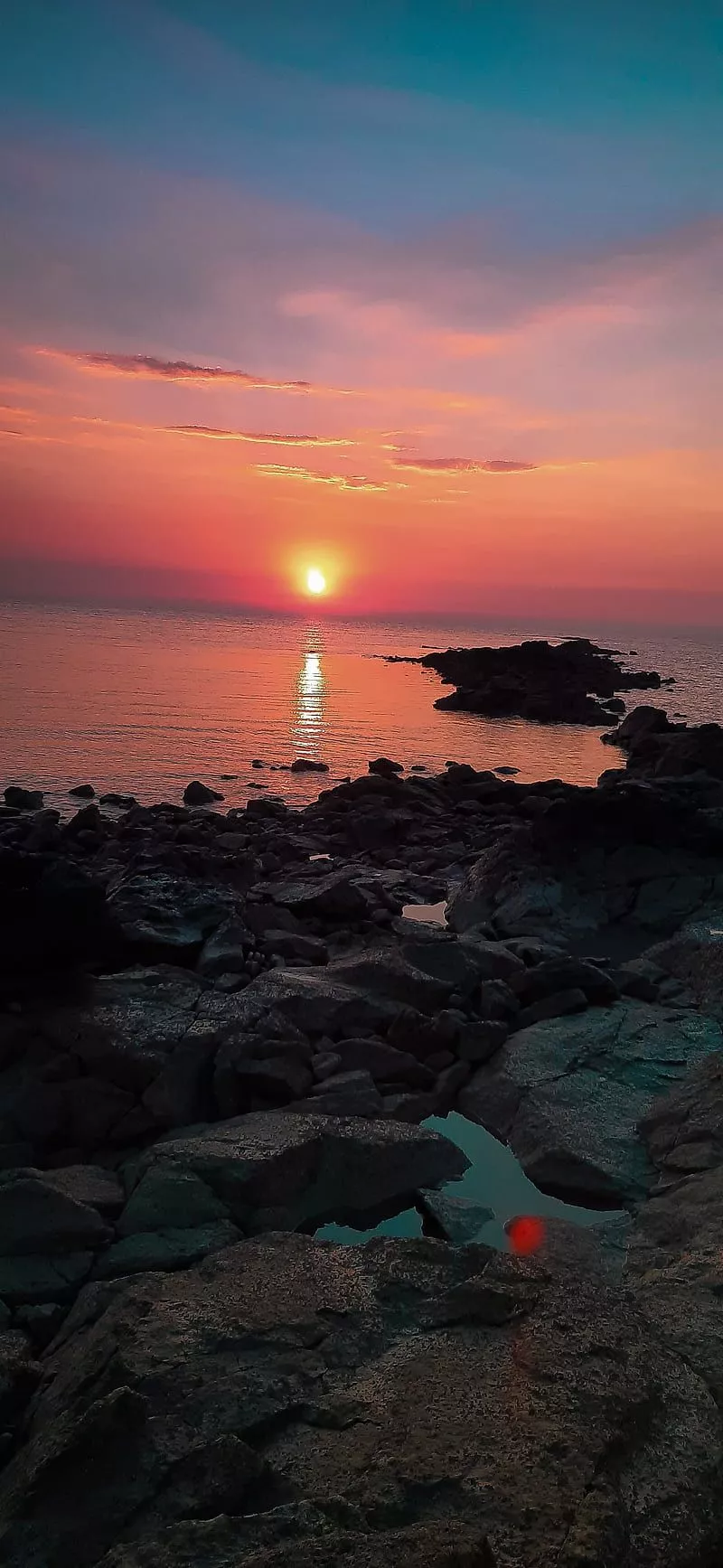 HD sunset iphone wallpaper