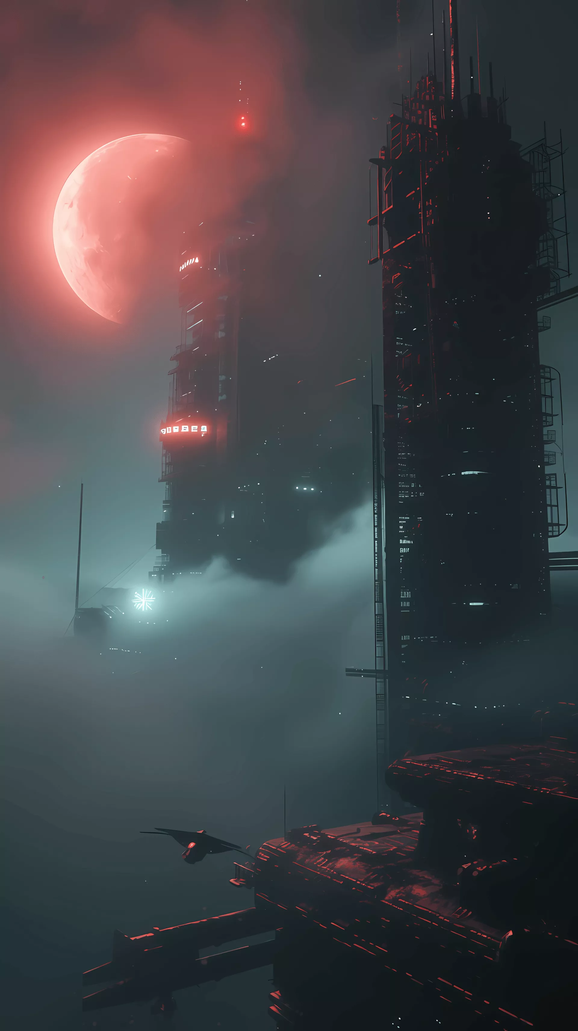 Dystopian iPhone Wallpaper