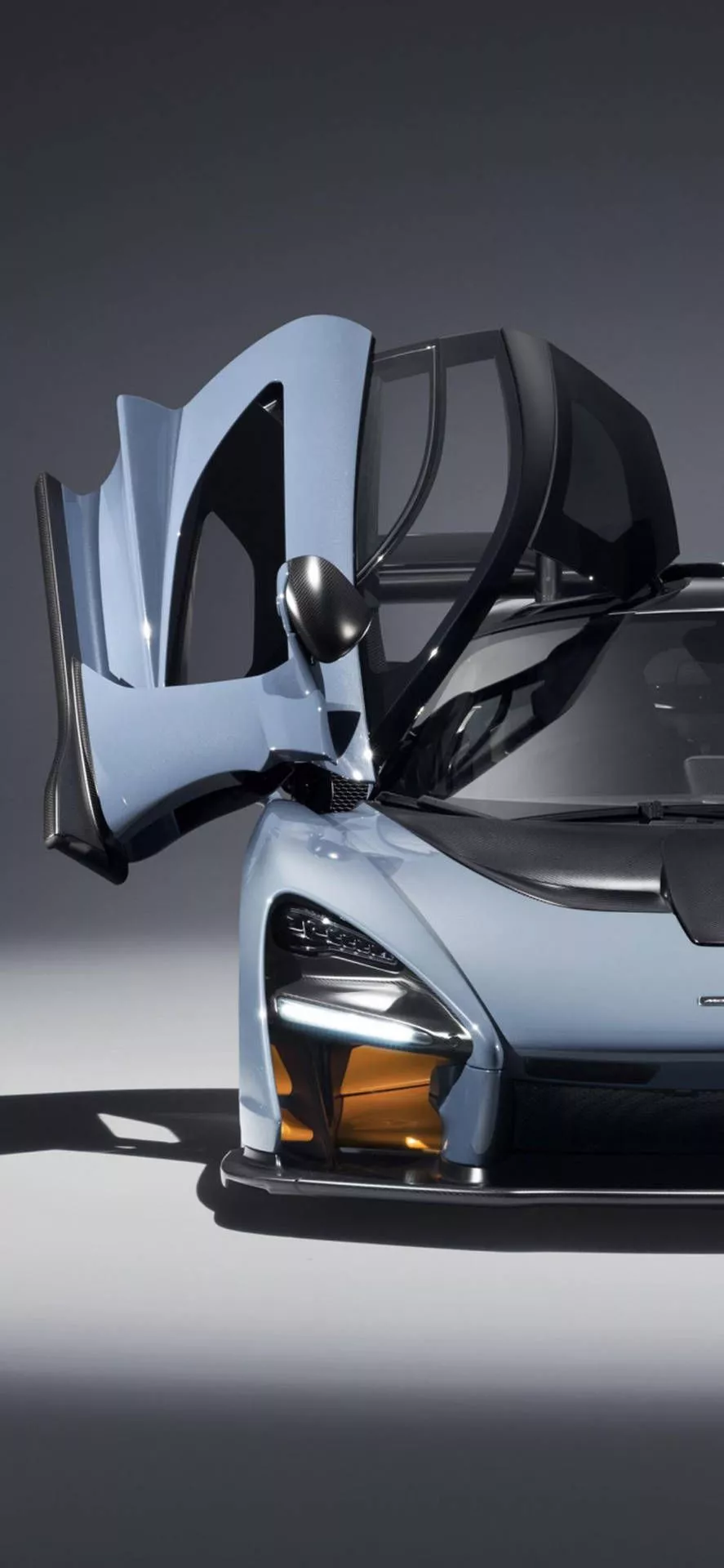 Ash Gray Senna Mclaren iPhone Wallpaper