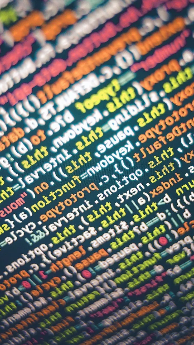 Pattern Background Code iPhone 8 Wallpaper