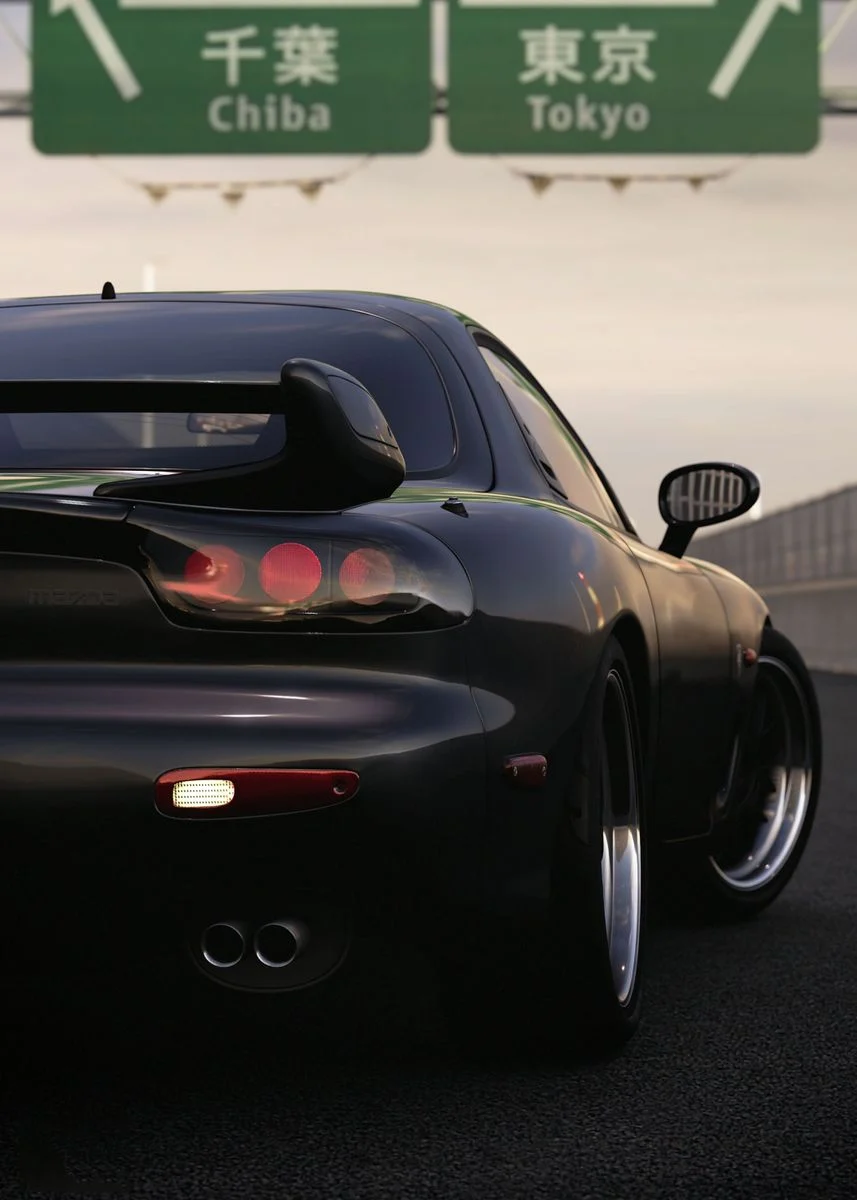 mazda rx 7' Poster, picture, metal