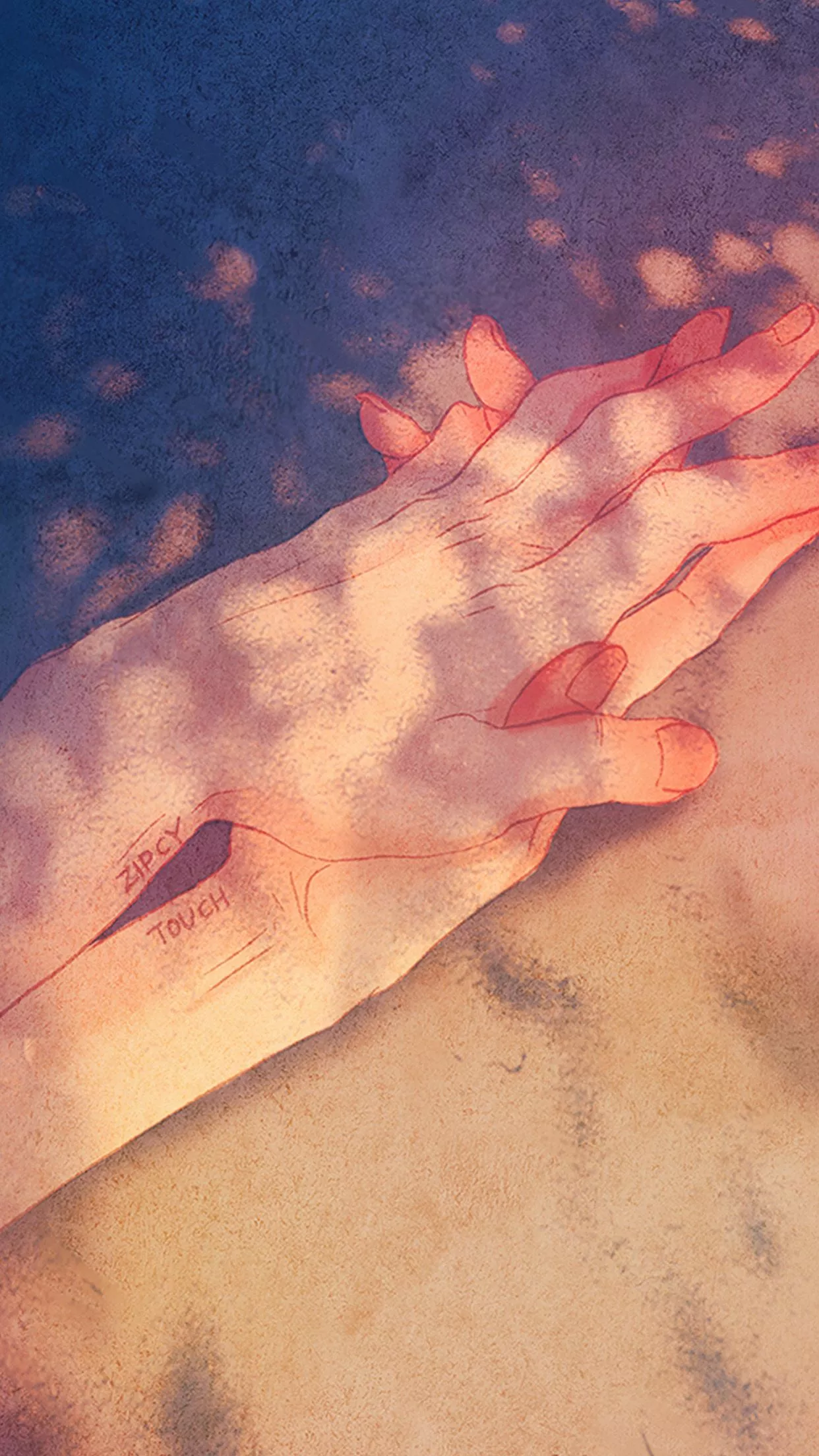 Zipcy Love Hand Art Illustration