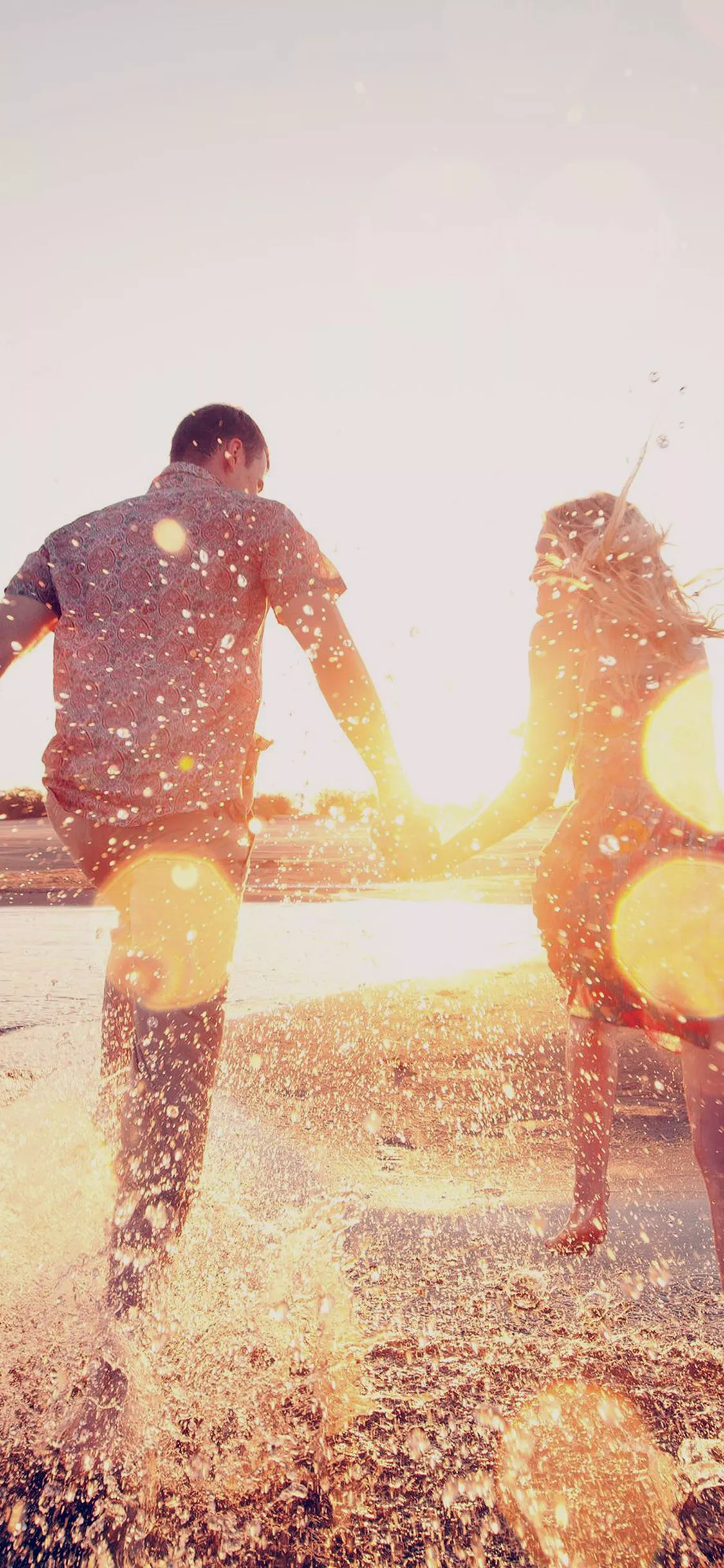 Couple Love Beach Happy Marry Me