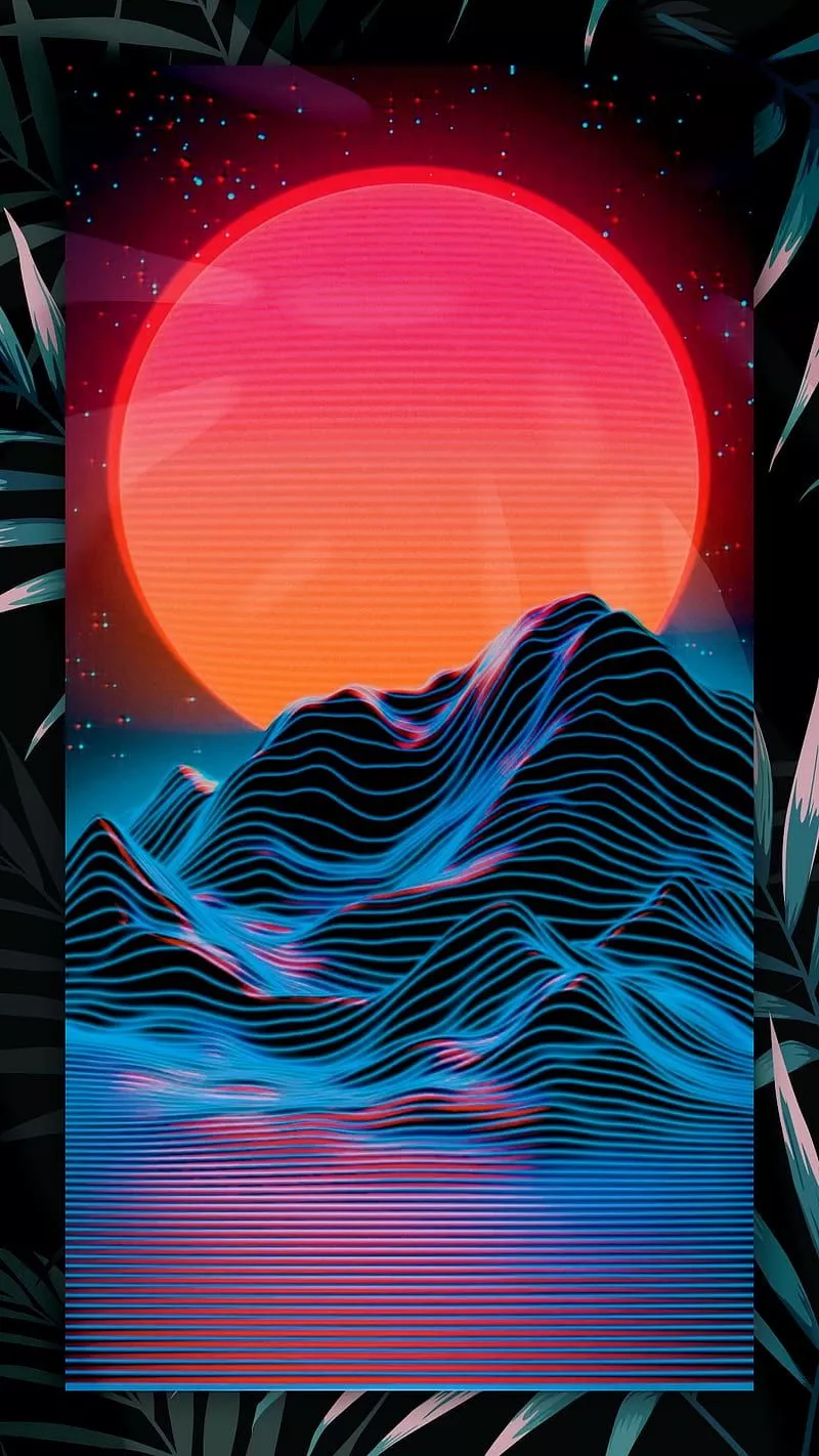 80s, 1980s, abstract, colours, digital