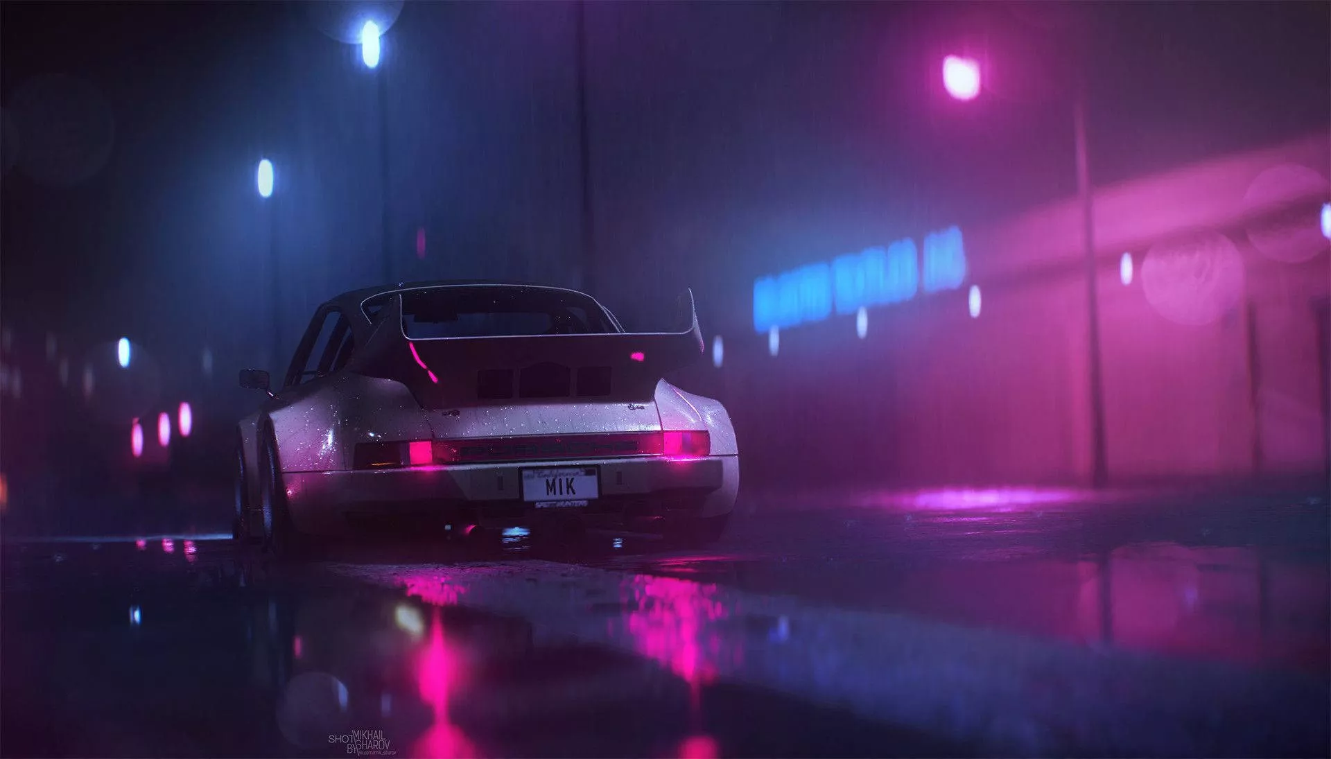 80s Neon Nights Wallpaper