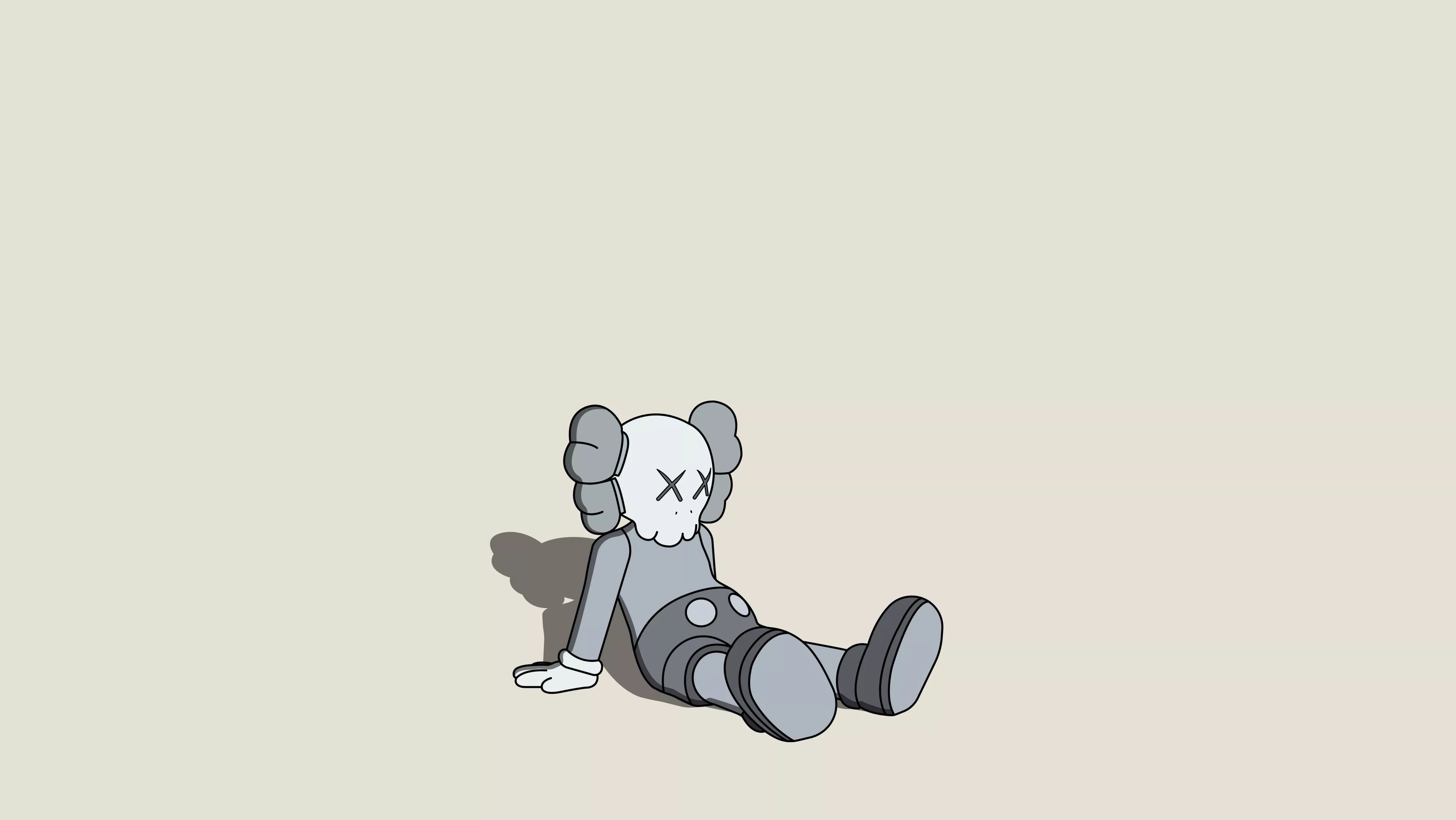 KAWS Holiday Wallpaper 4K, Kaws alone