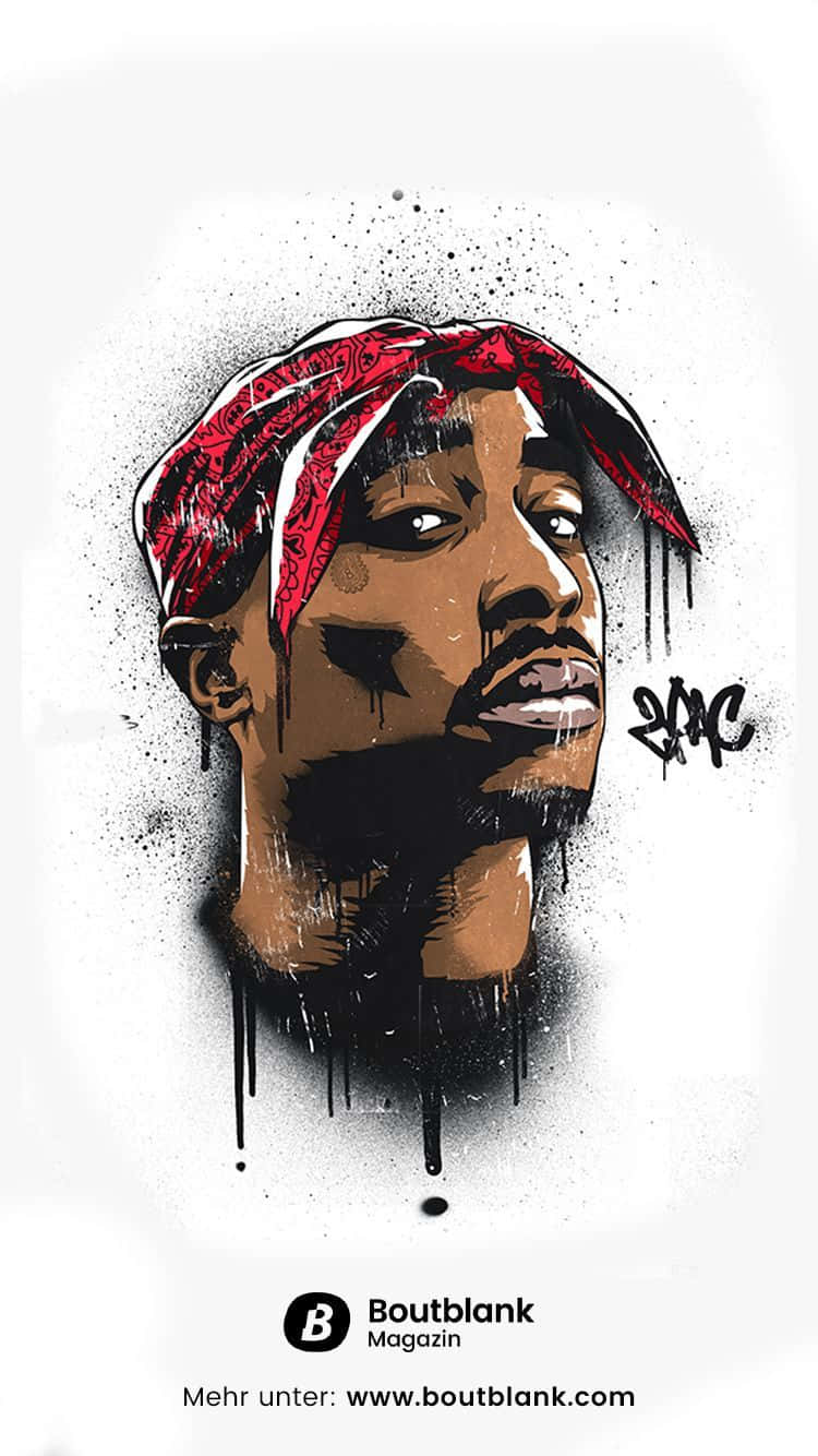 iconic Tupac iPhone Wallpaper