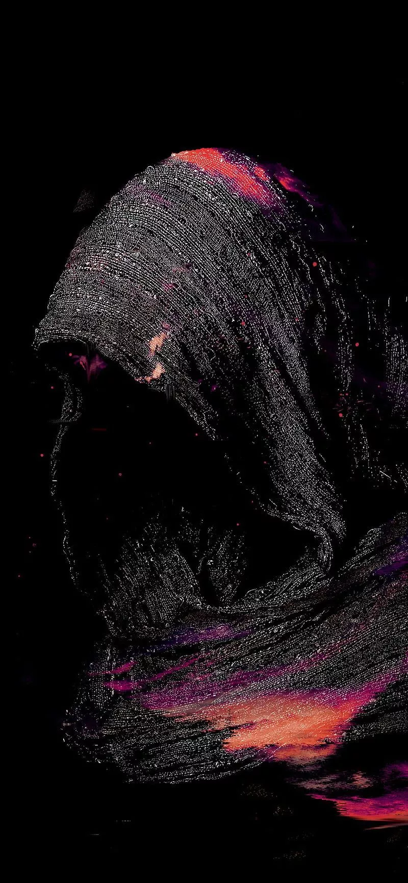 Dark, vertical, portrait display, HD