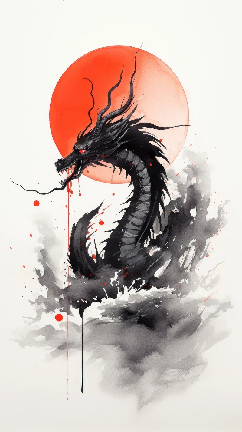 Black Dragon Wallpaper Image. Free
