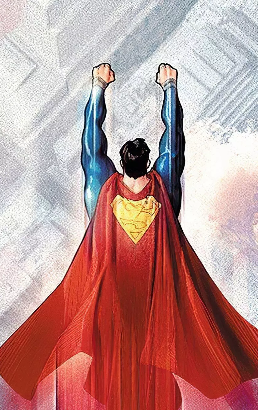 wallpaper 840x1336 superman, above