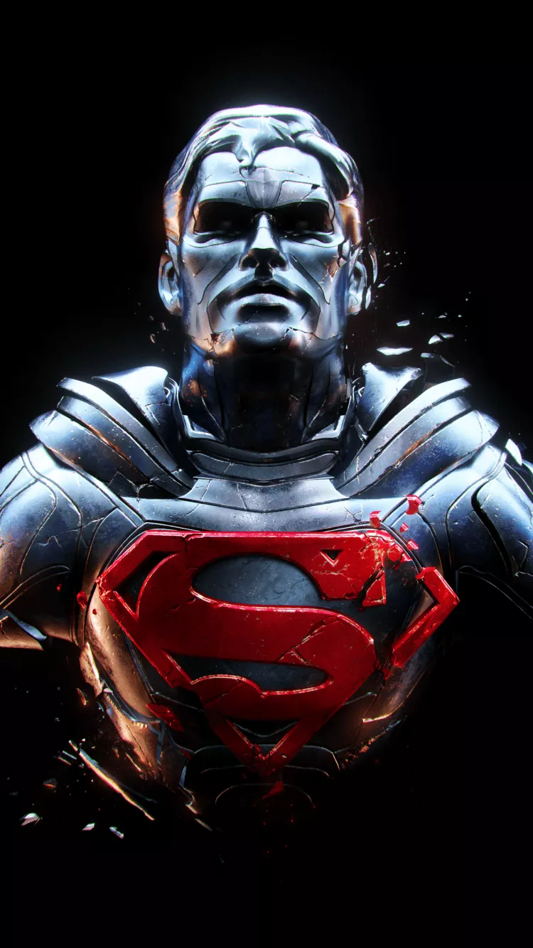 Superman AMOLED Artwork Wallpaper 4K
