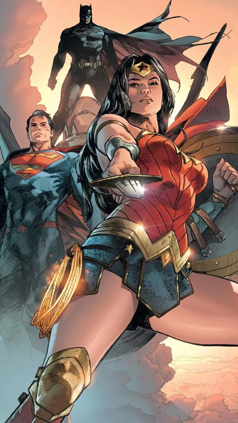 Trinity, batman, dc comics, dc trinity