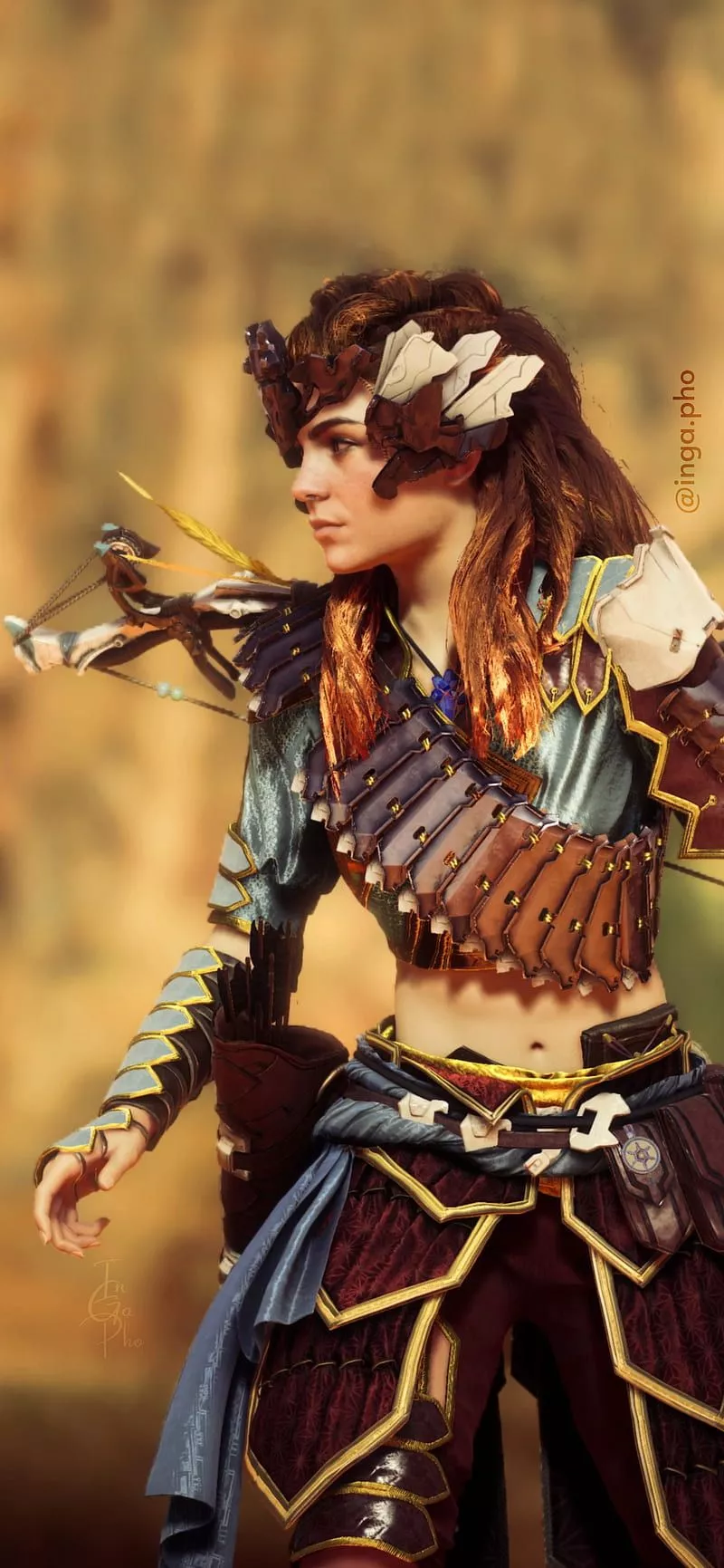 Aloy Horizon Zero Dawn, #ingapho, #aloy, #ingame, #playstation, #sony, #games, HD phone wallpaper