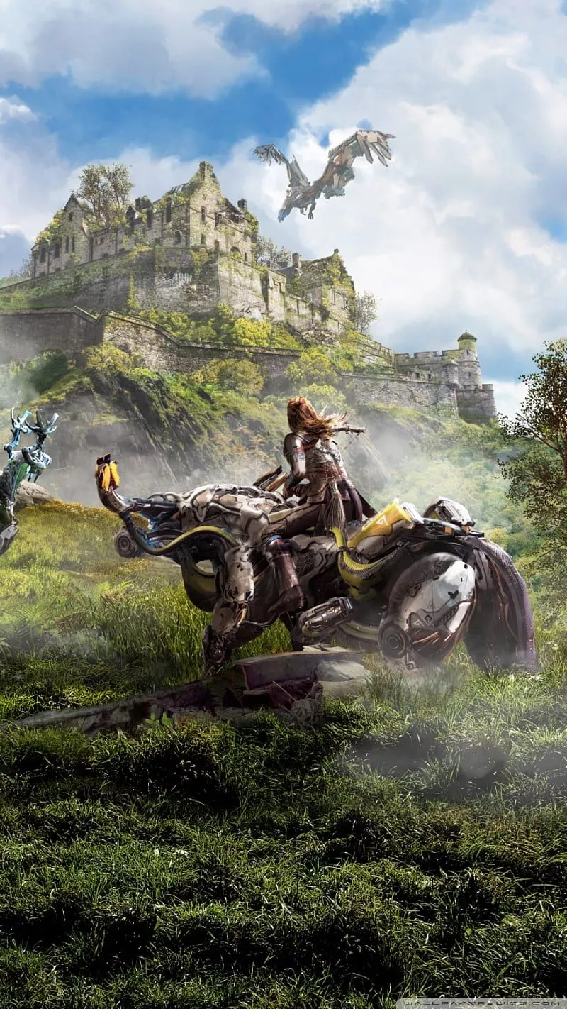Horizon zero dawn 2, aloy, game, ps4