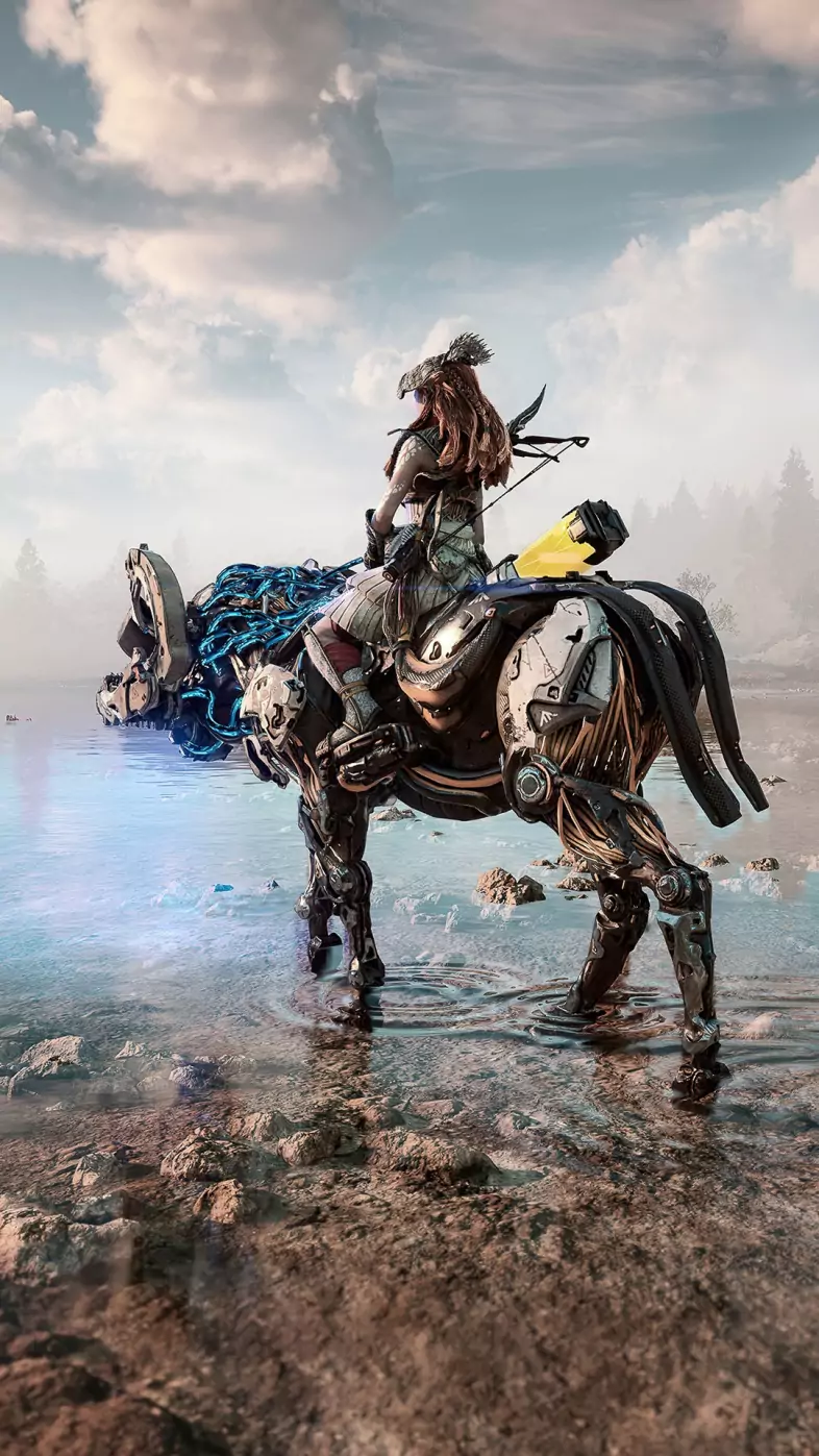Aloy Horizon Game Mobile Wallpaper