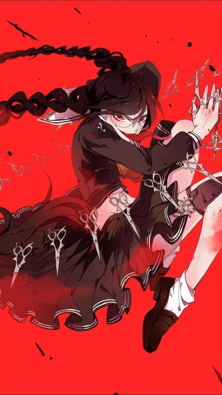 Fukawa Anime Danganronpa Phone Wallpaper