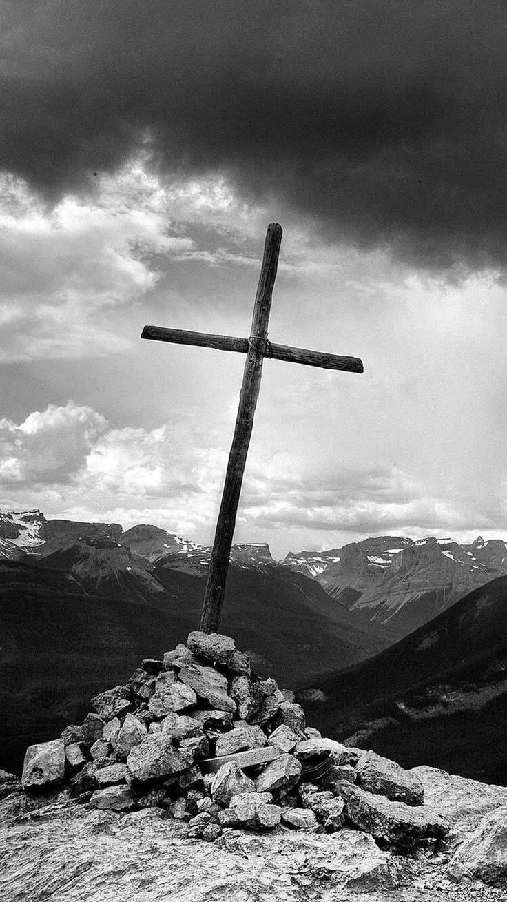 Wooden Cross Christian iPhone Wallpaper