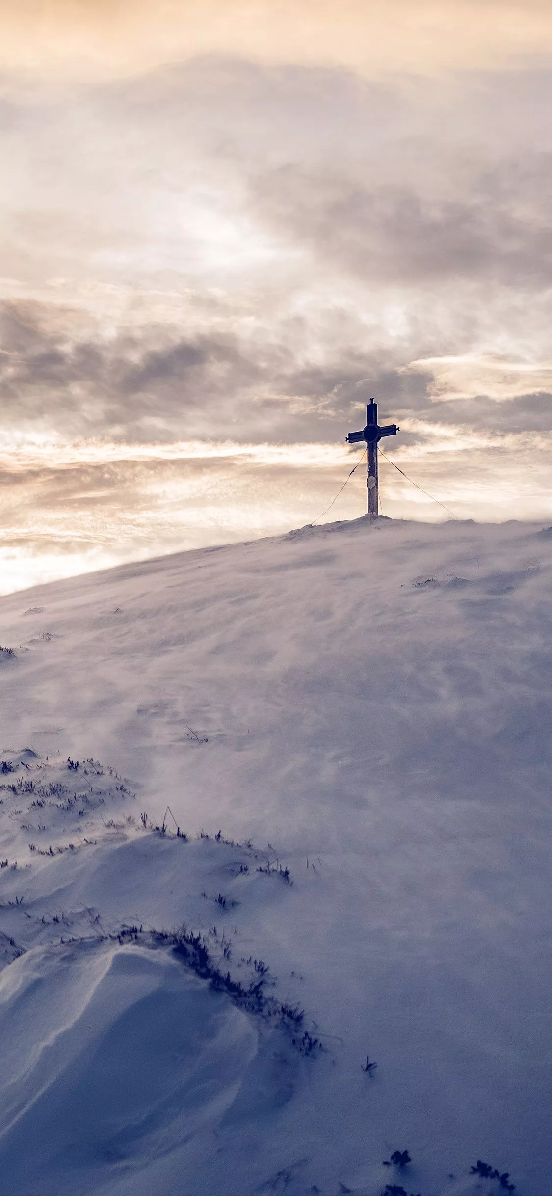 Cross Mountain Snow Winter White