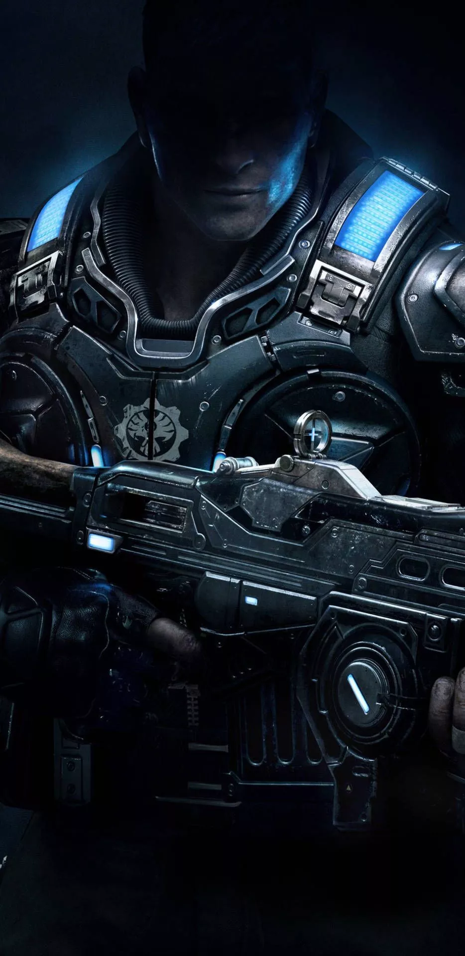 Metal Suit Gears 5 Phone Wallpaper