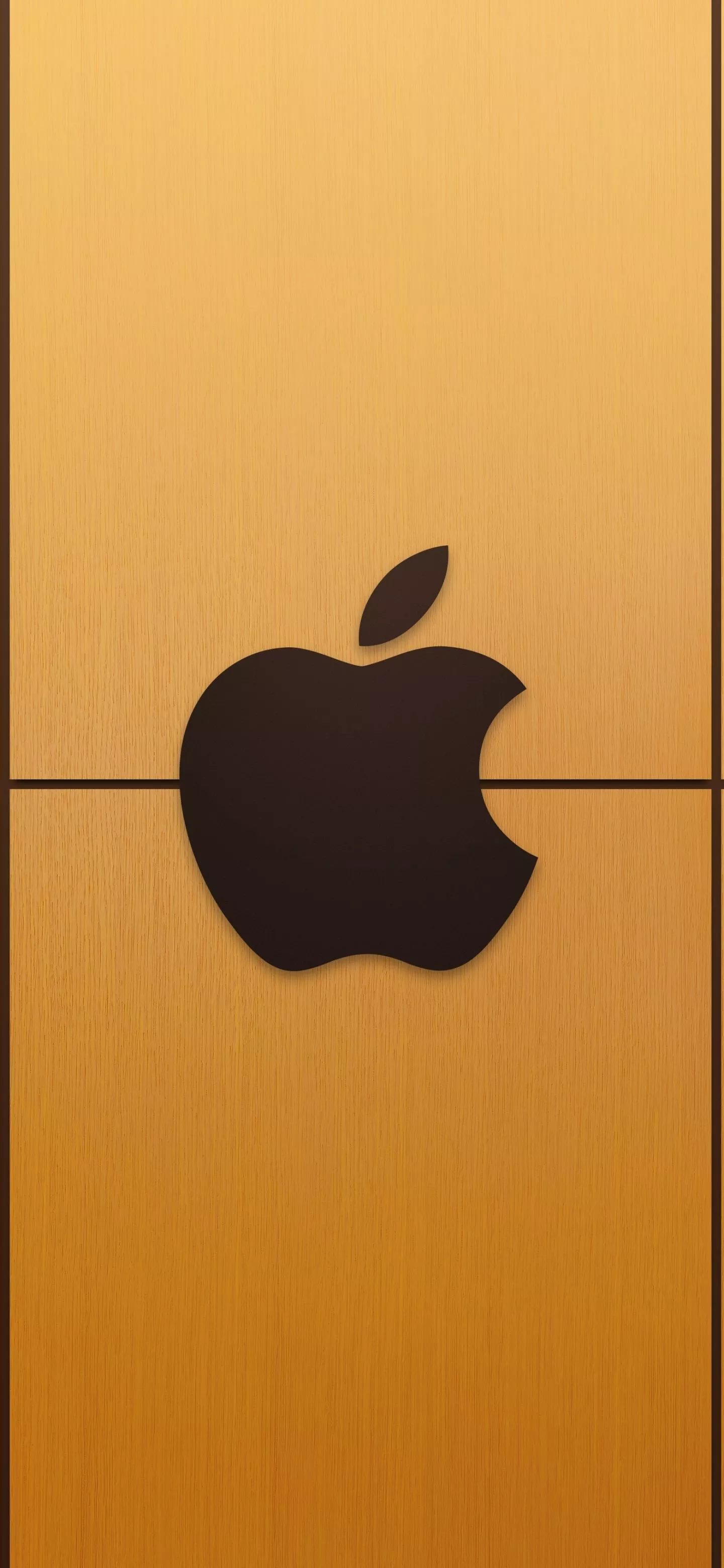 Apple Inc. Abstract Gold Phone Wallpaper