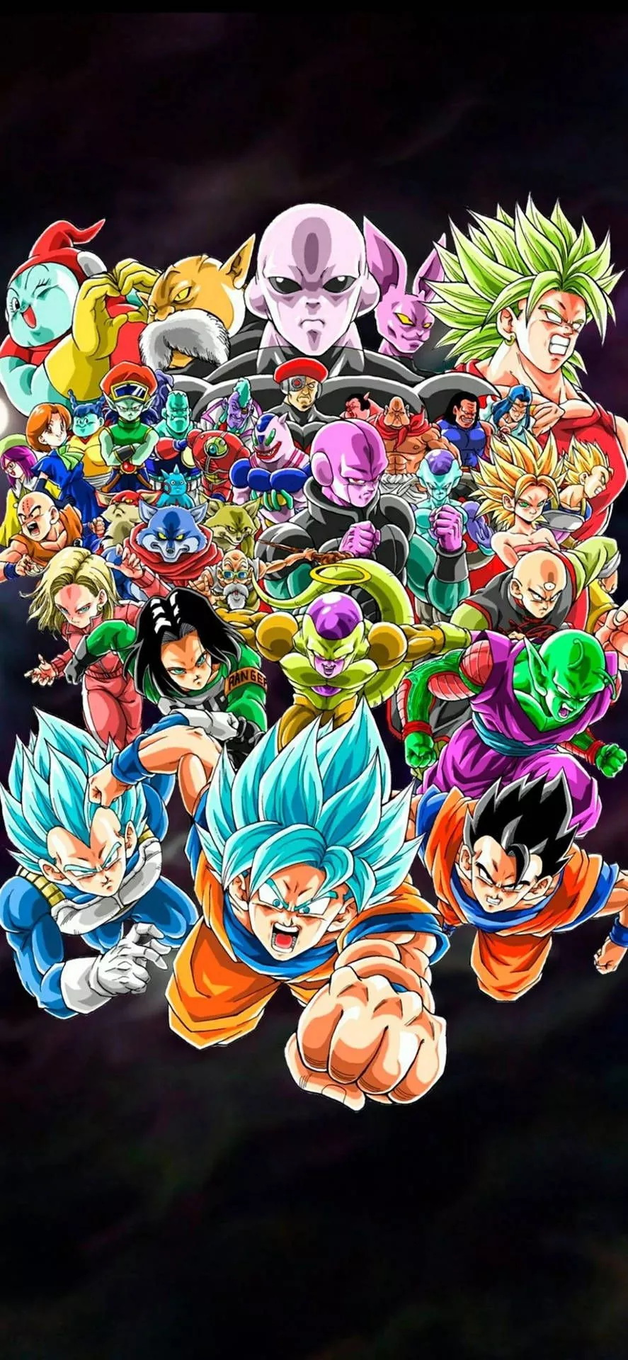 Goku And Villains Dragon Ball Z iPhone