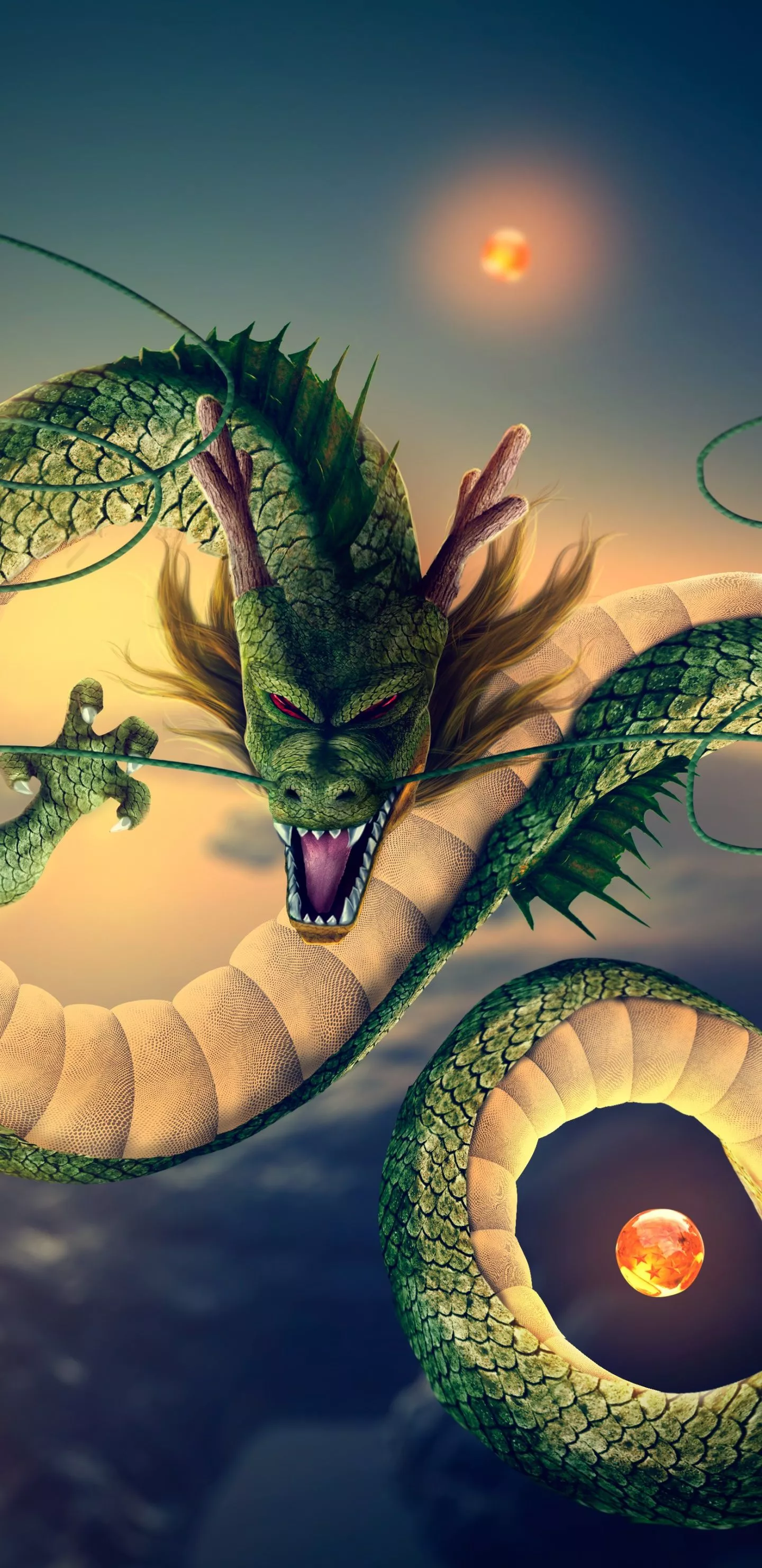 Anime Dragon Ball Z, Shenron (Dragon Ball), 1440x2960 Phone HD Wallpaper