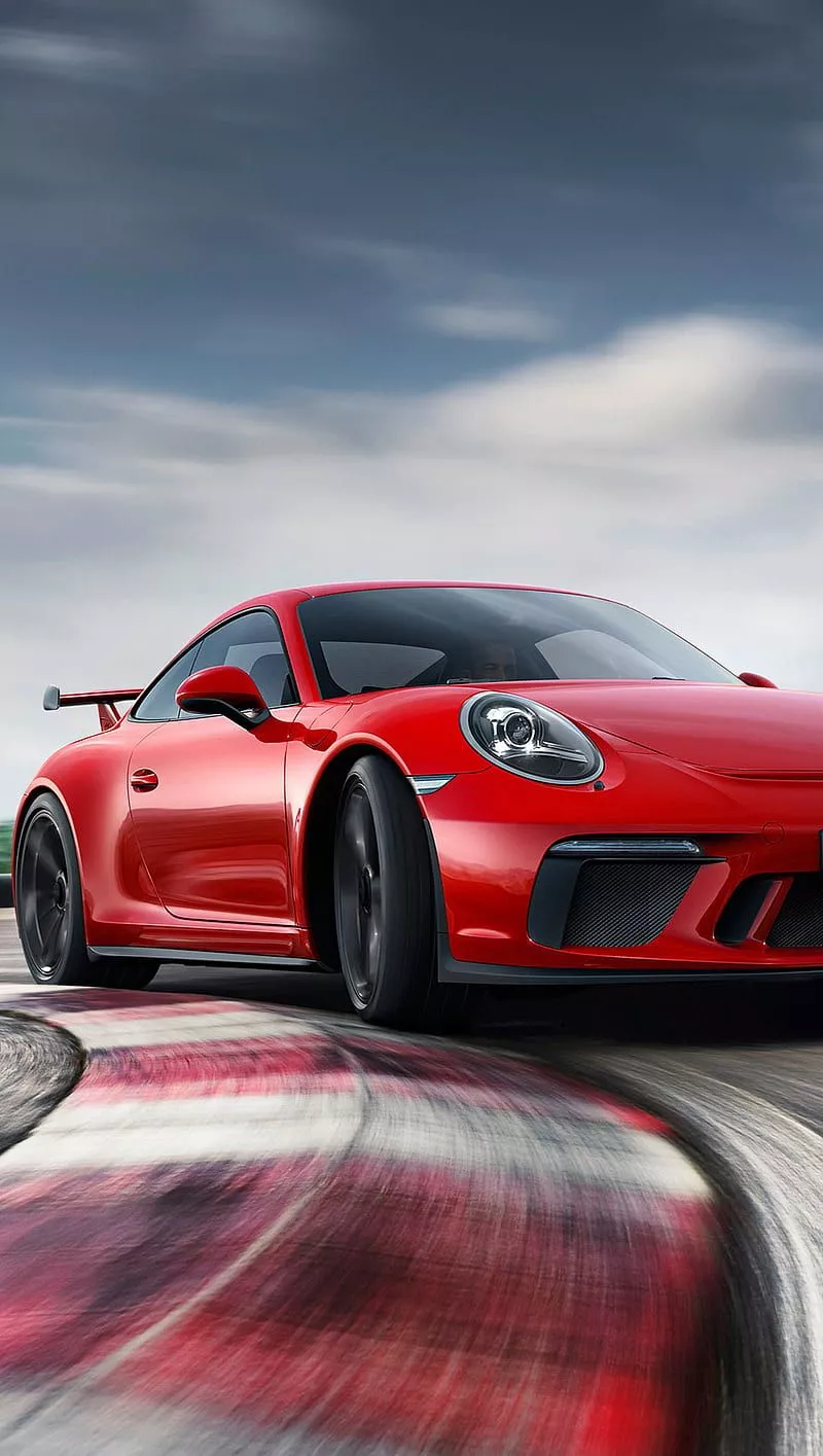 HD red porsche 911 wallpaper