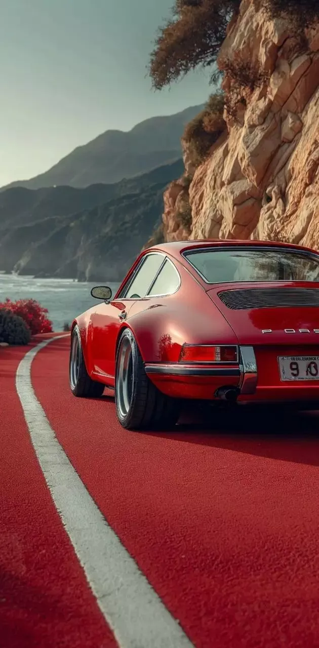 Red Porsche wallpaper