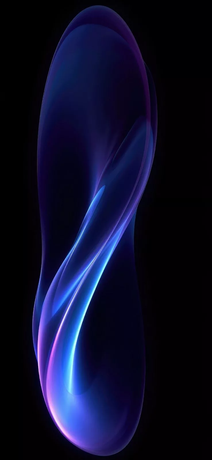 Ethereal Blue Infinity Loop Wallpaper