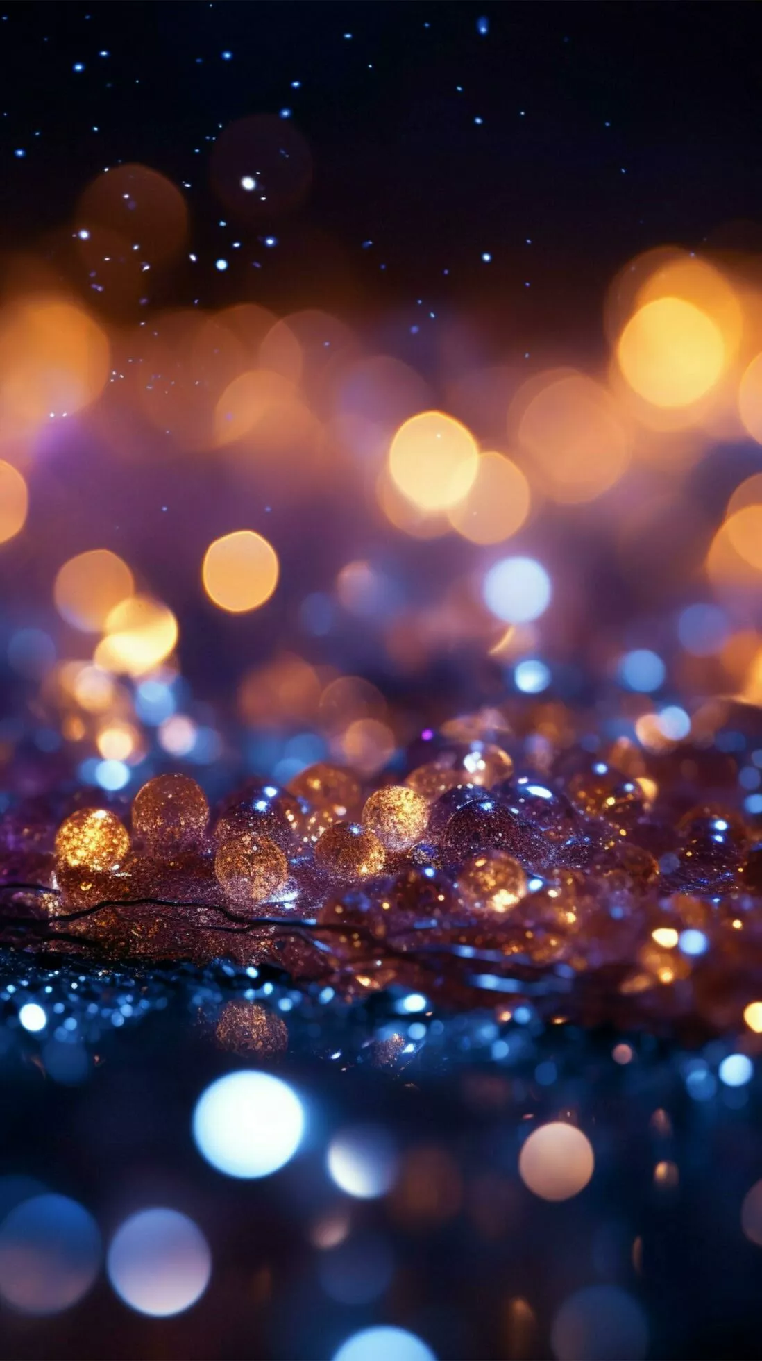 Ethereal backdrop of bokeh