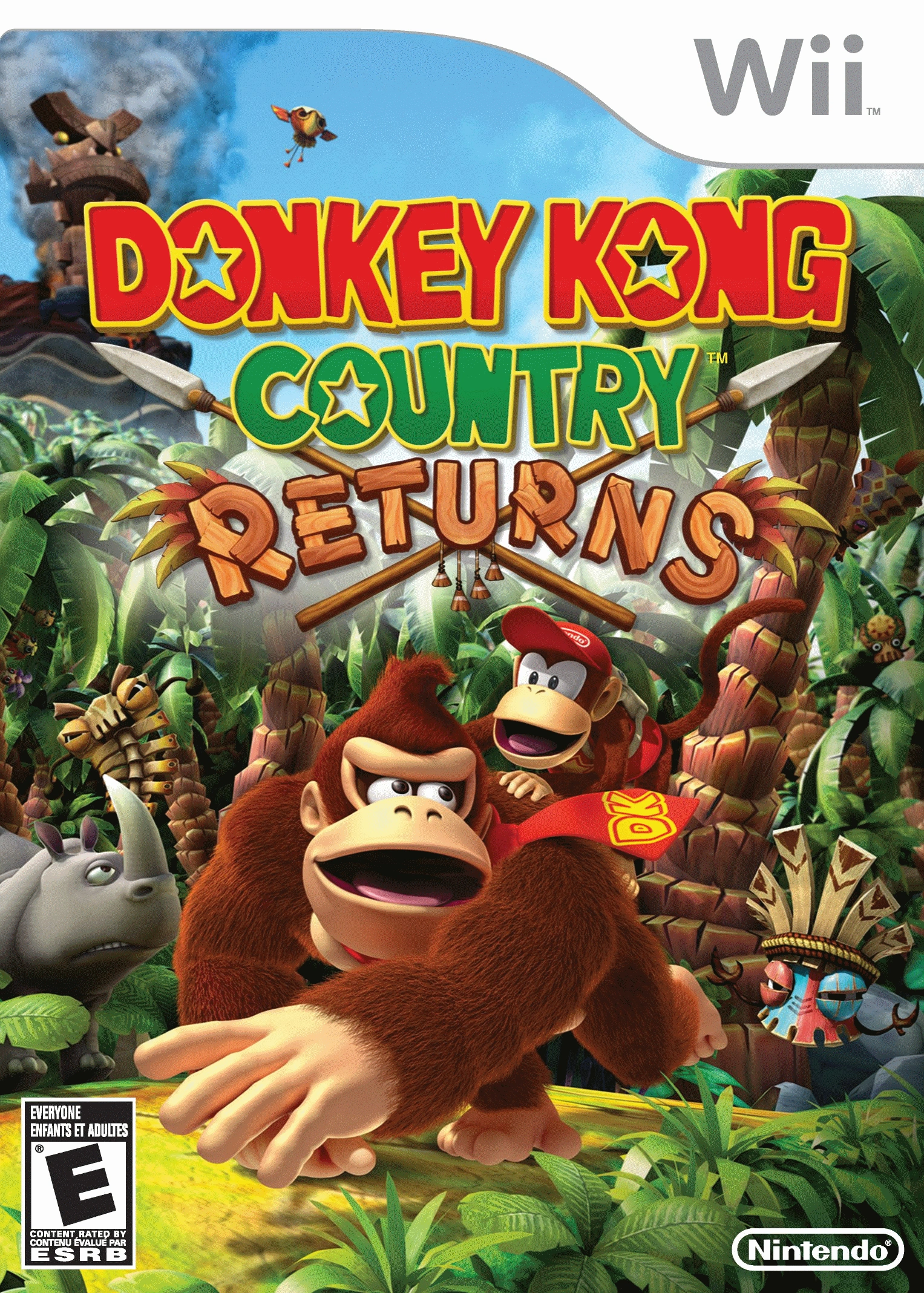 Donkey Kong Country Returns. Mario