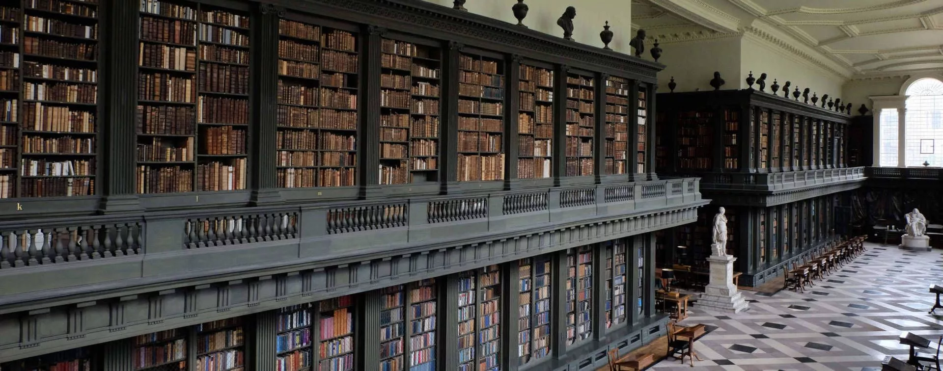 Download Black Bookshelves Dark