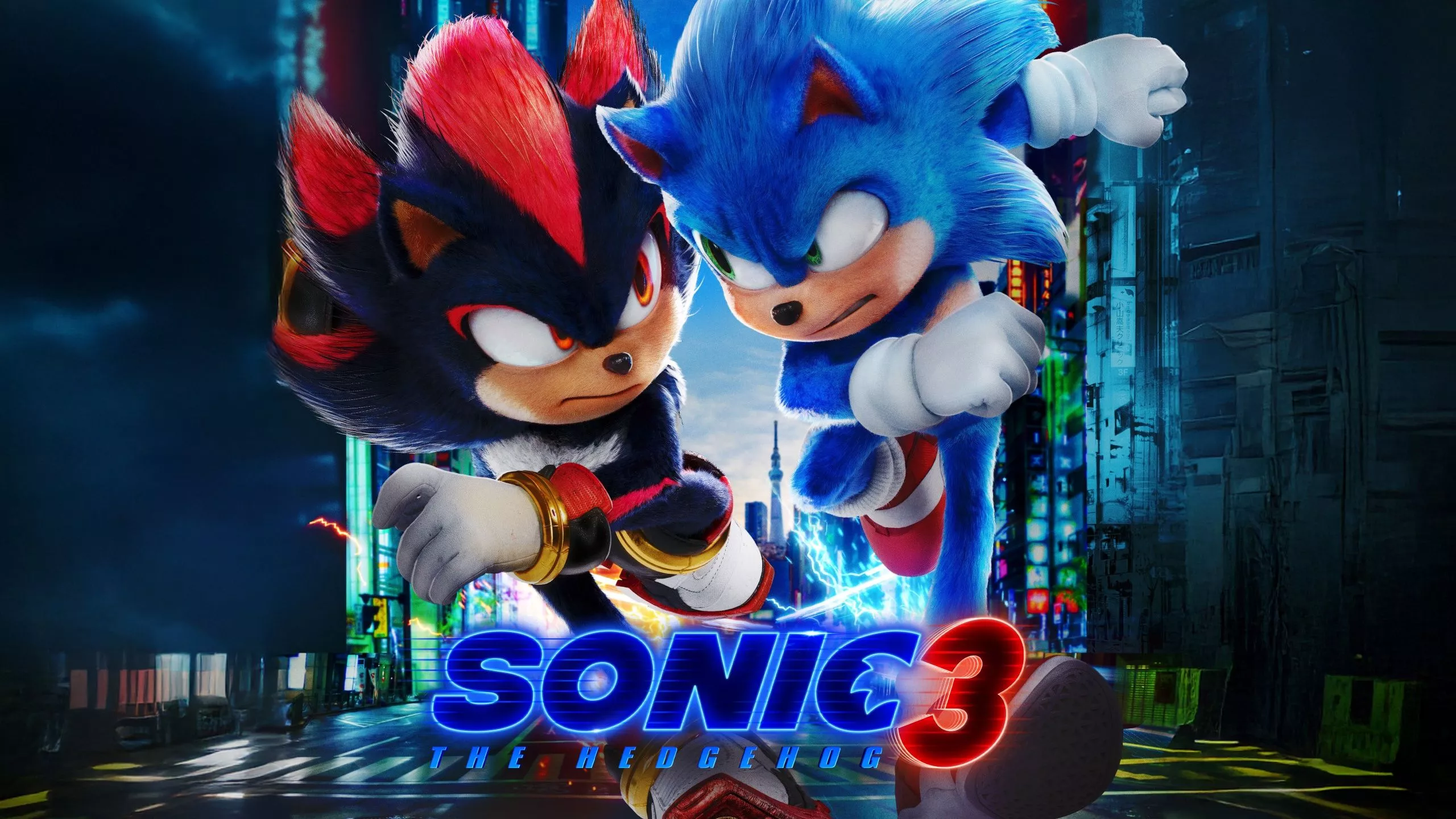 Sonic the Hedgehog 3 Wallpaper 4K