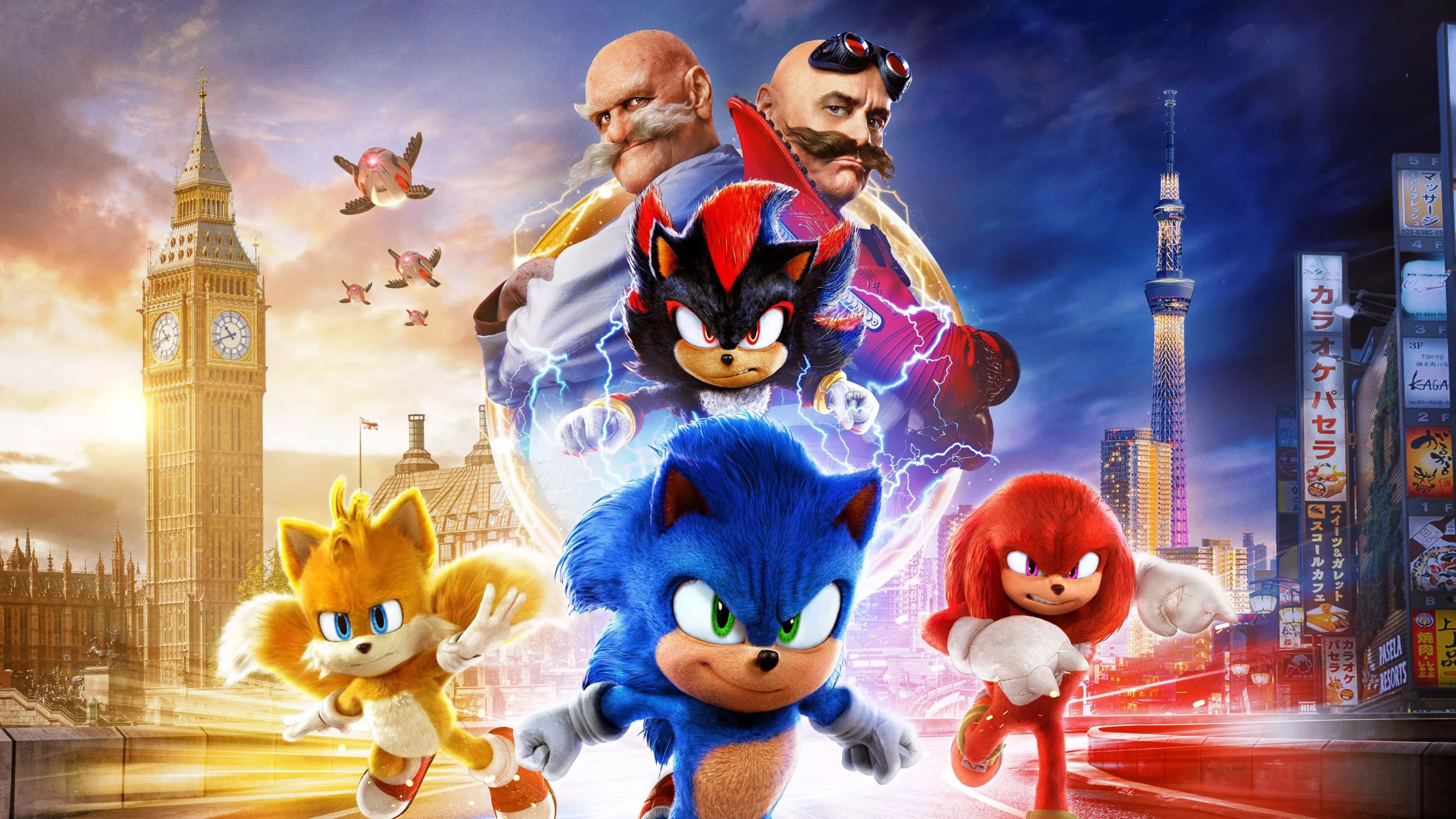 Sonic the Hedgehog 3 Wallpaper 4K