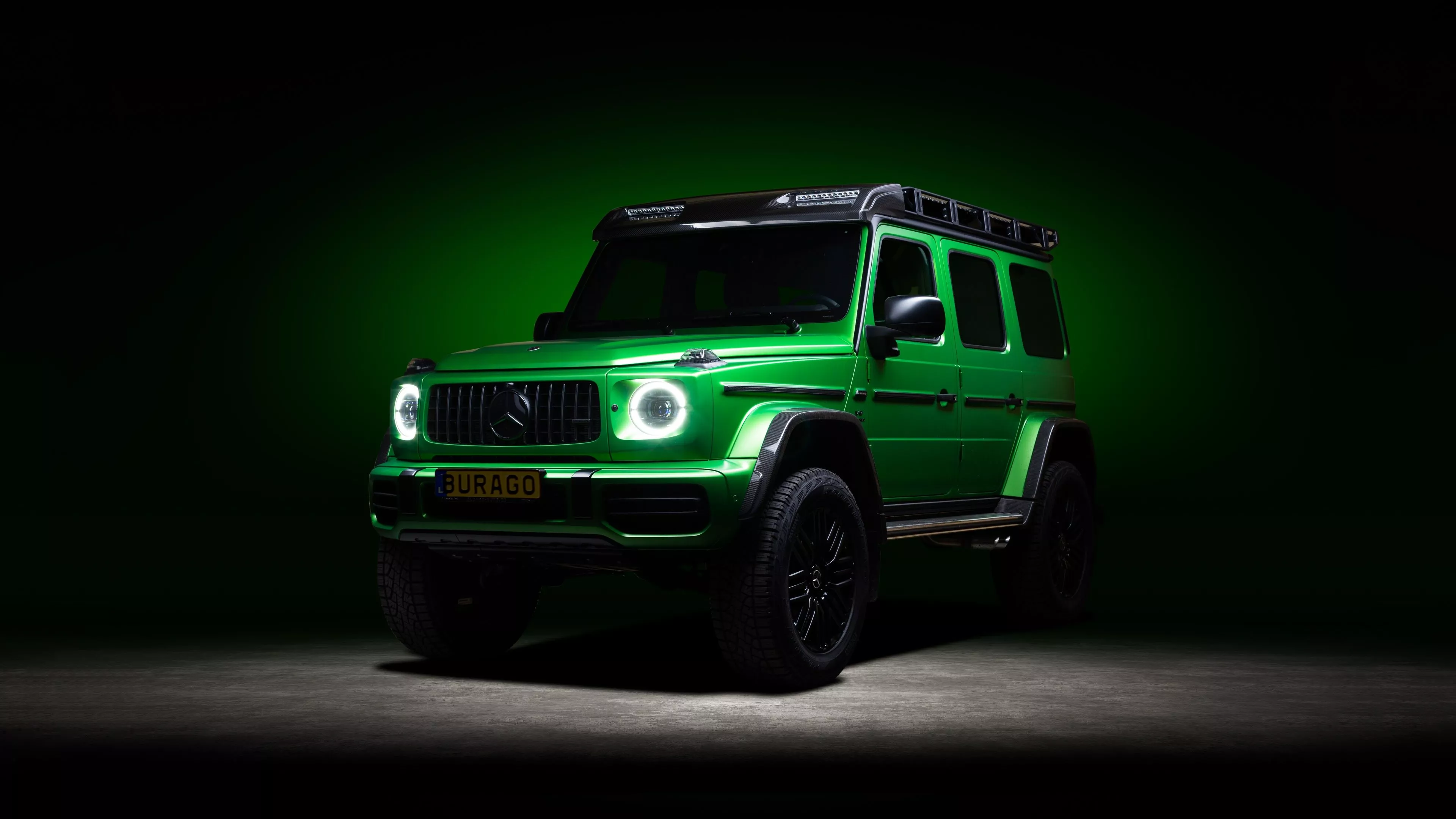Mercedes Amg G63 Green 4K Wallpaper