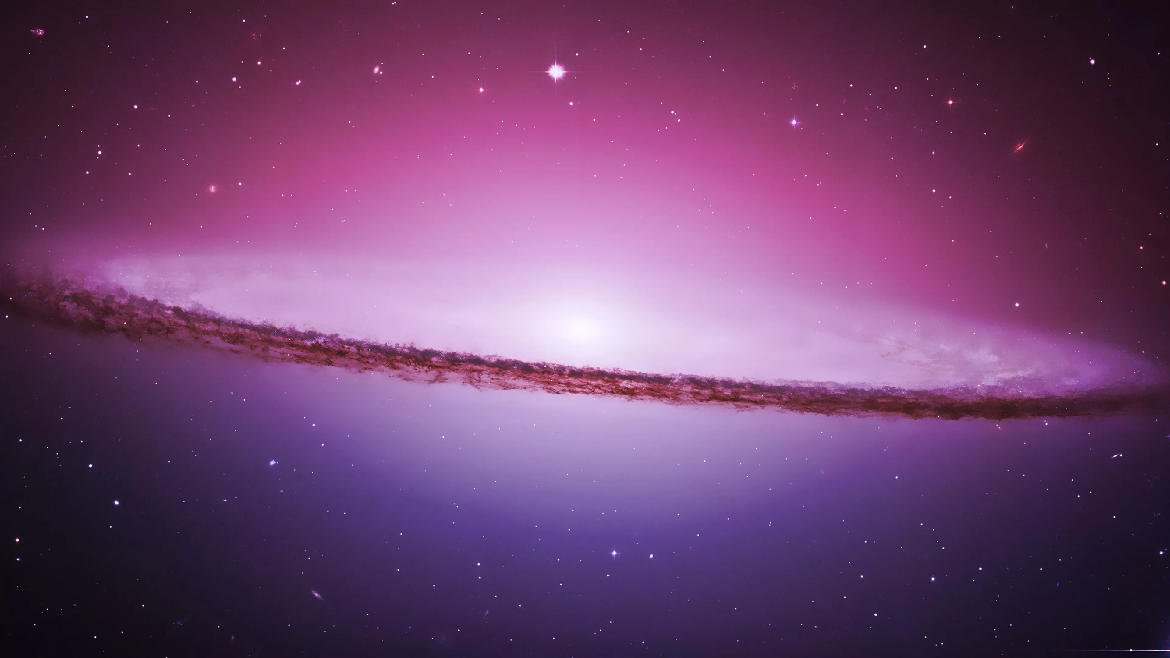 Splendid Pink And Purple Stars Galaxy