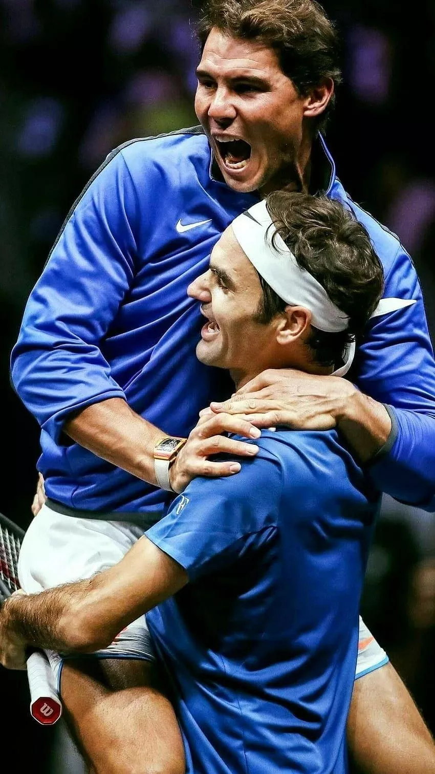 Rafael Nadal And Roger Federer HD phone